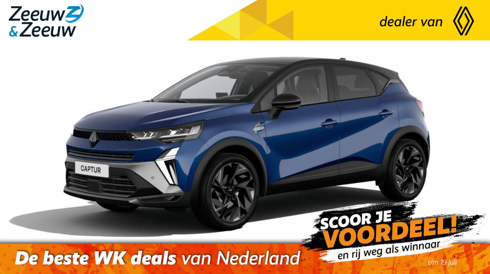 Renault Captur - (Zeeuw & Zeeuw Private Lease Actie v.a. € 519,-) E-Tech full hybrid 160 esprit Alpine | Wi - AutoWereld.nl