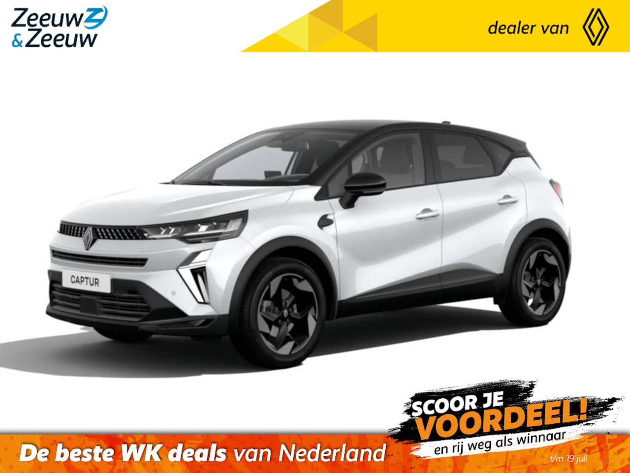 Renault Captur - (Zeeuw & Zeeuw Private Lease Actie v.a. € 497,-) E-Tech full hybrid 160 techno | Wij maken - AutoWereld.nl