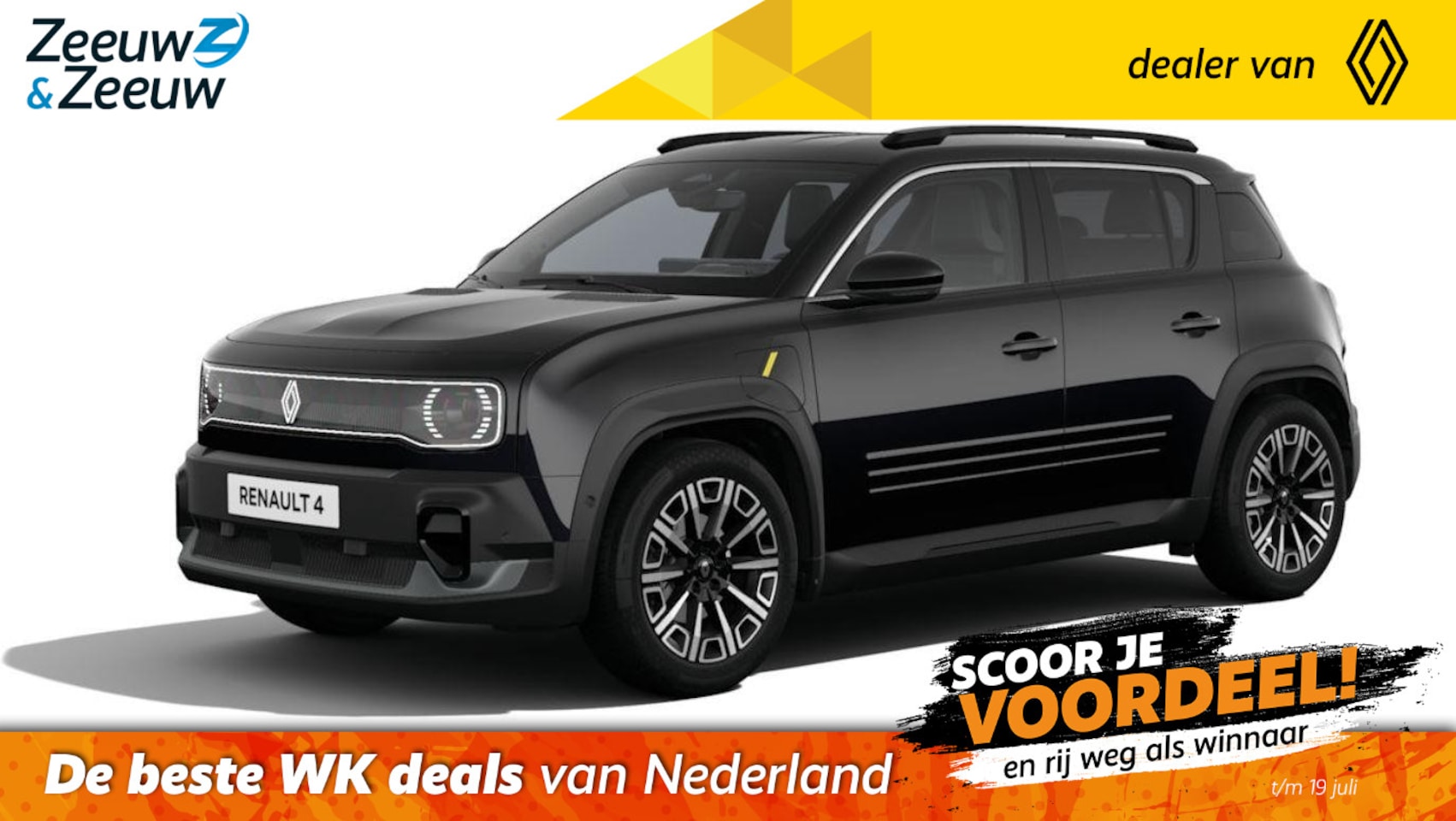 Renault 4 - (Zeeuw & Zeeuw Private Lease Actie v.a. € 561,-) Iconic Comfort Range | Wij maken graag ee - AutoWereld.nl