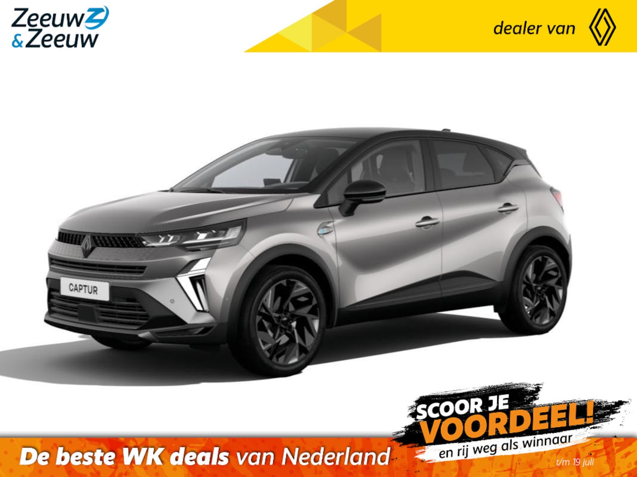 Renault Captur - (Zeeuw & Zeeuw Private Lease Actie v.a. € 519,-) E-Tech full hybrid 160 esprit Alpine | Wi - AutoWereld.nl