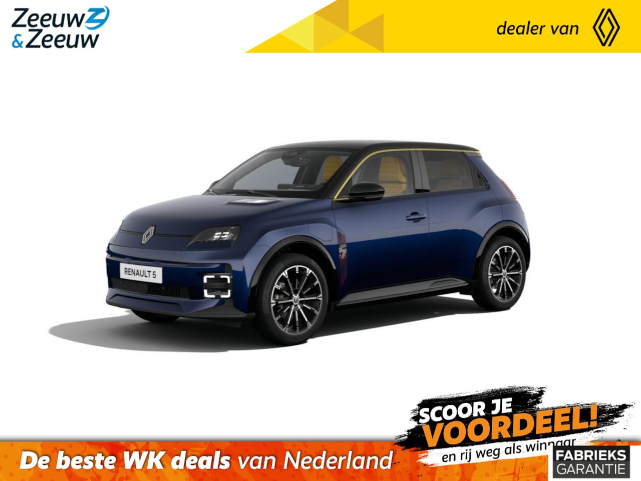 Renault 5 - urban range iconic cinq 40 kWh | Auto van het Jaar 2025 | Nu leverbaar met €1500,- extra v - AutoWereld.nl