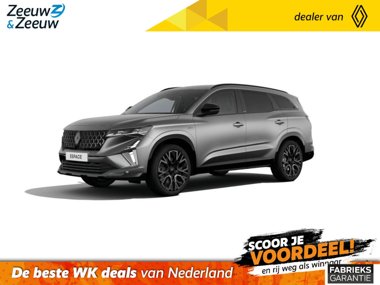 Renault Espace - E-Tech full hybrid 200 esprit Alpine 7p. Nieuw model | NU met € 3000,- Zeeuw & Zeeuw voorr - AutoWereld.nl