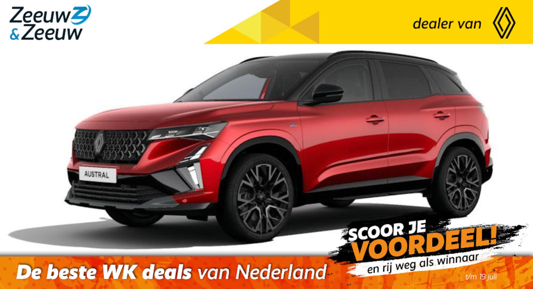 Renault Austral - E-Tech full hybrid 200 Esprit Alpine | NU met €3.500,- Zeeuw & Zeeuw voorraadkorting | Nu - AutoWereld.nl
