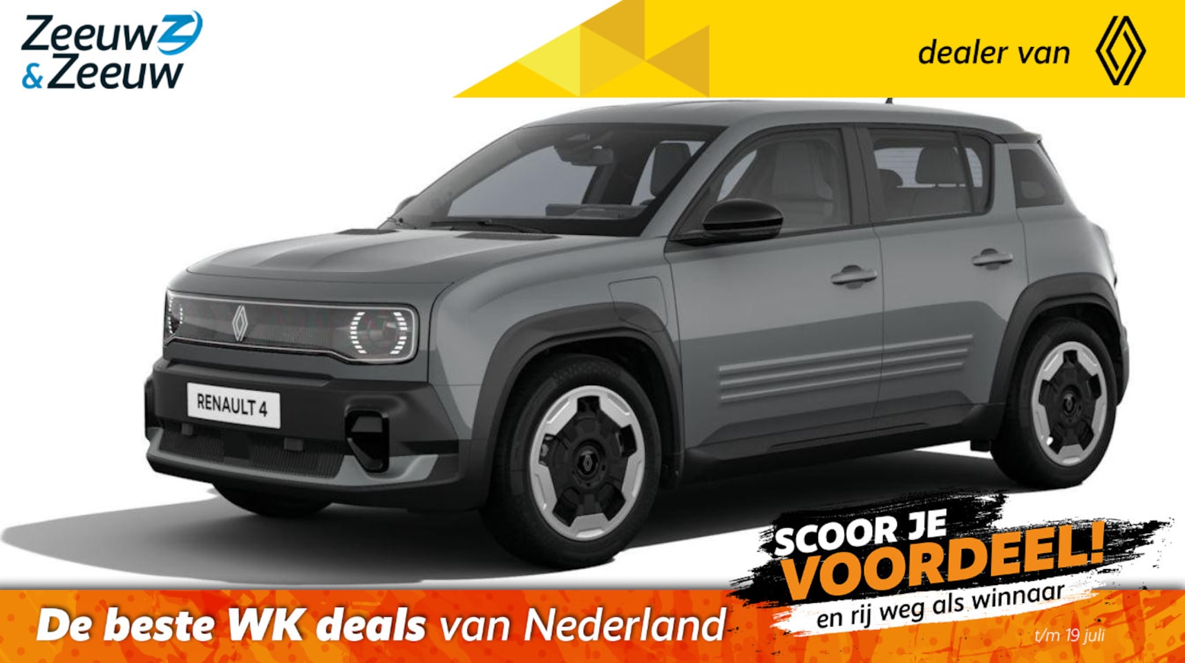 Renault 4 - (Zeeuw & Zeeuw Private Lease Actie v.a. € 420,-) Evolution Urban Range | Wij maken graag e - AutoWereld.nl