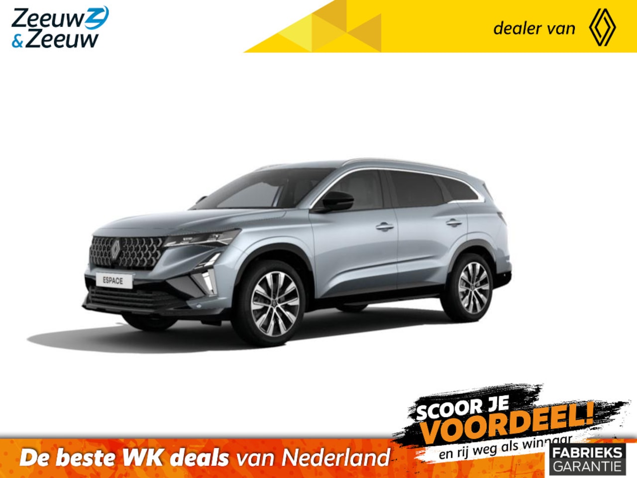 Renault Espace - E-Tech full hybrid 200 techno 5p. Nieuw model | NU met € 3000,- Zeeuw & Zeeuw voorraadkort - AutoWereld.nl