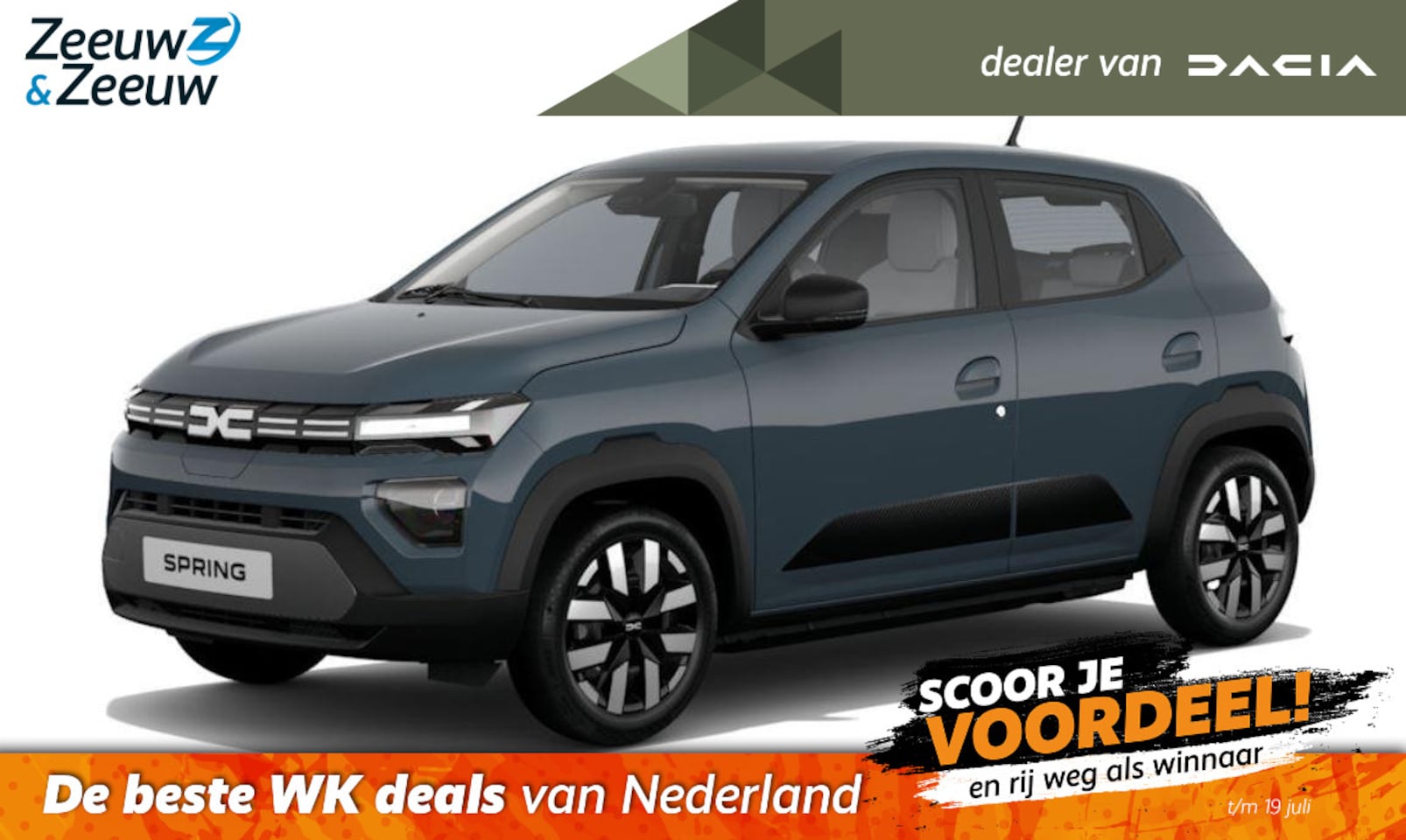 Dacia Spring - (Zeeuw & Zeeuw Private Lease Actie v.a. € 313,-) Expression 70 | Wij maken graag een Priva - AutoWereld.nl