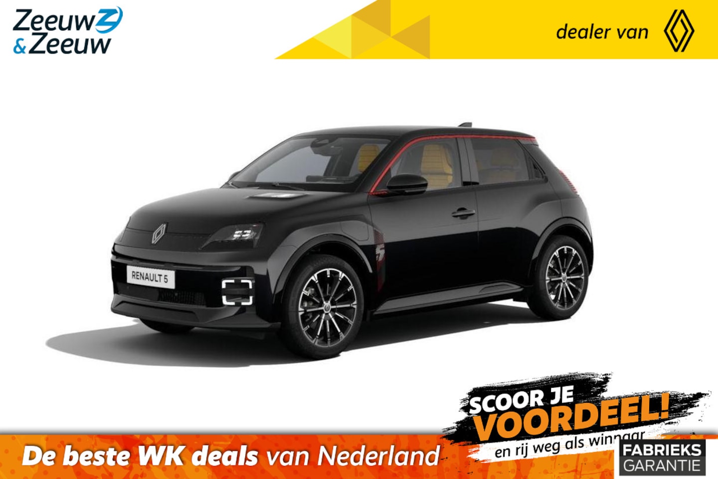 Renault 5 - (Z&Z Renault Private Lease actie vanaf € 486,-) urban range iconic cinq 40 kWh | Auto van - AutoWereld.nl