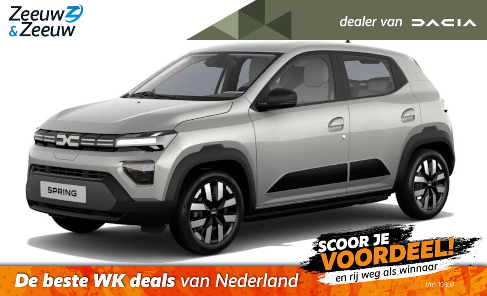 Dacia Spring - Expression 70 | inclusief gratis 7 jaar garantie tot 140.000km | Financier vanaf 2,9 % ren - AutoWereld.nl
