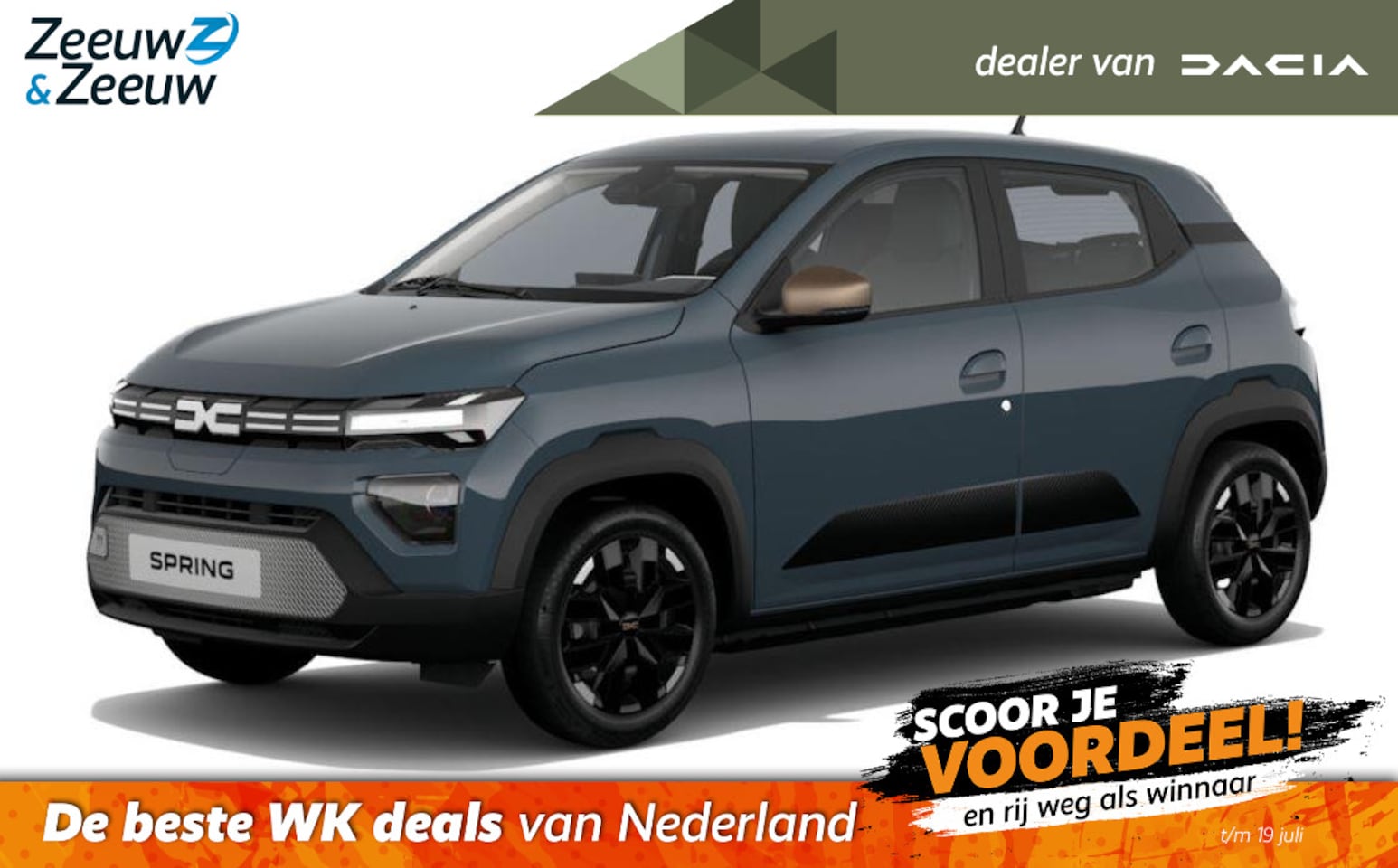 Dacia Spring - Extreme 100 | Inclusief gratis 7 jaar garantie tot 140.000km | Financier vanaf 2,9 % rente - AutoWereld.nl