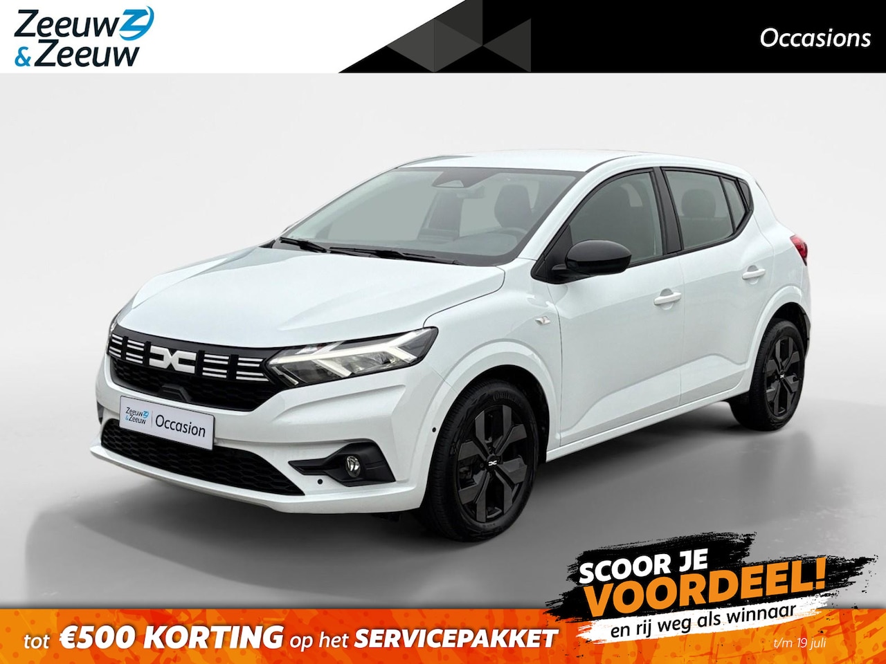 Dacia Sandero - 90PK TCe Journey | Camera | Armsteun | Climate Control | Parkeersensoren | Apple CarPlay/A - AutoWereld.nl
