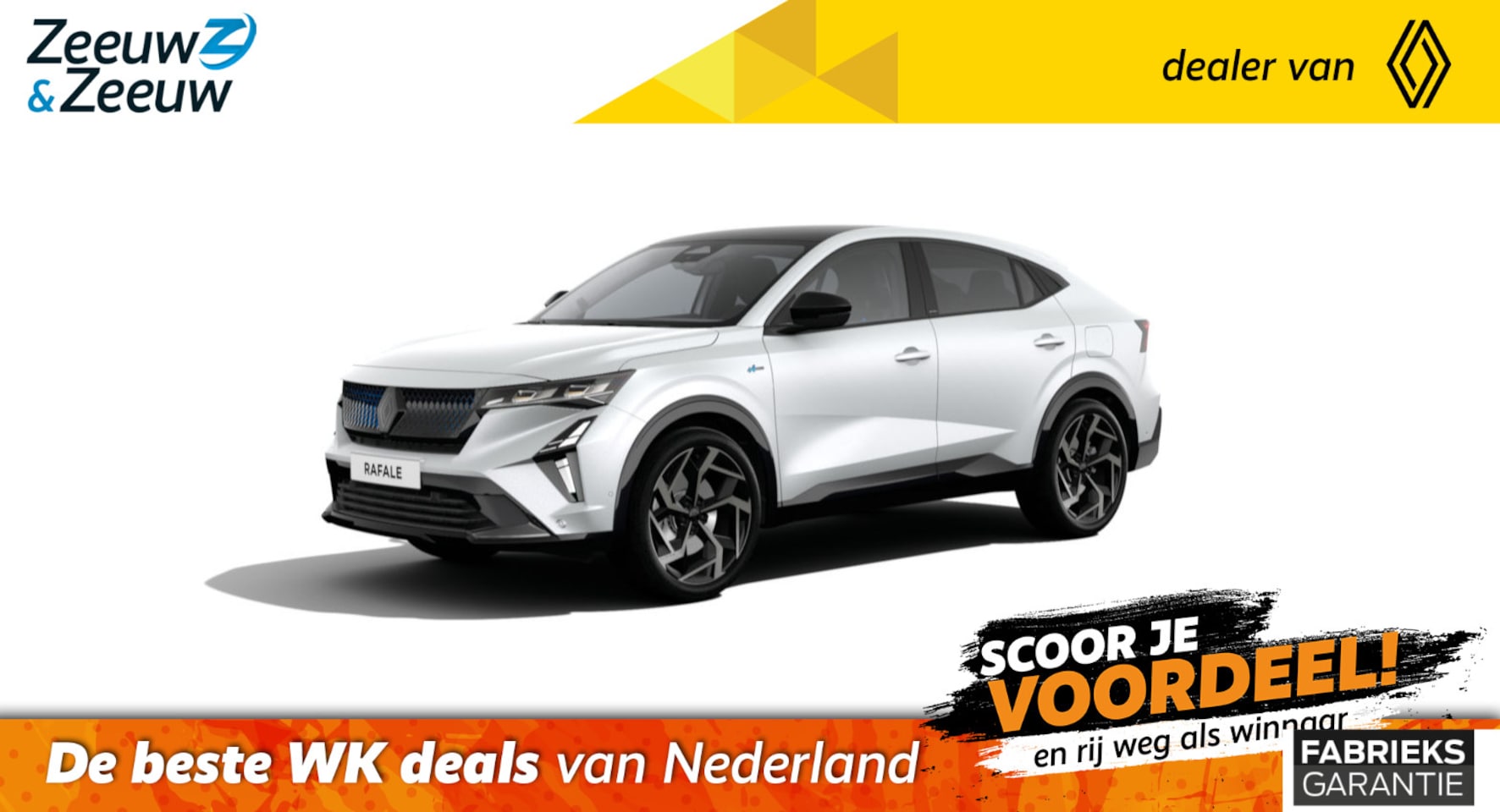 Renault Rafale - E-Tech 4x4 plug-in hybrid 300 atelier Alpine | Nu te bestellen met €1000,- EXTRA Zeeuw & Z - AutoWereld.nl