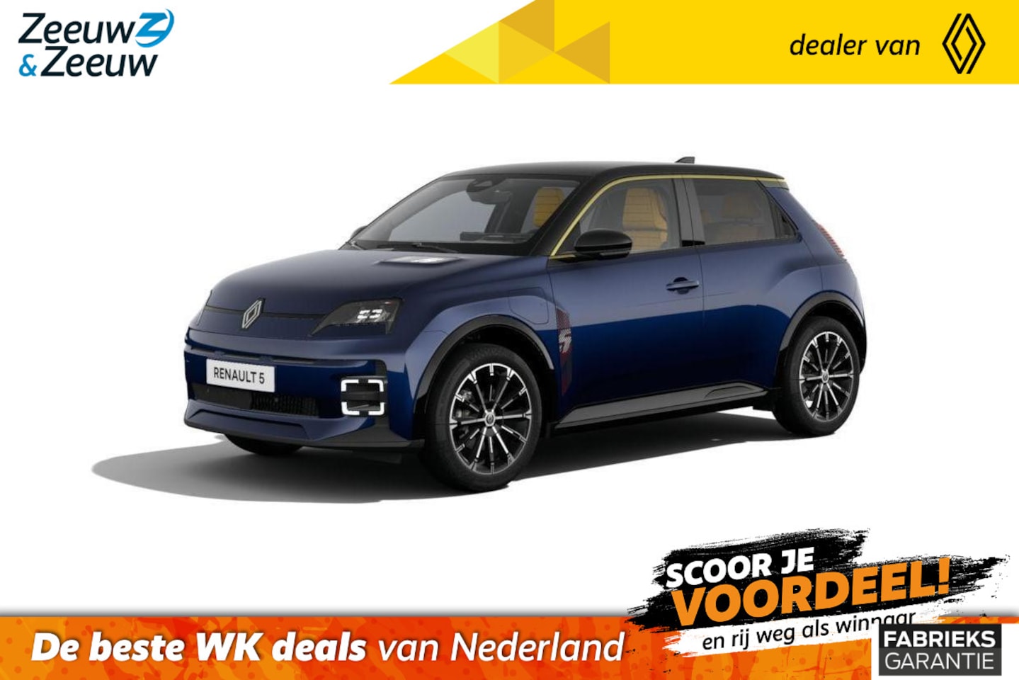 Renault 5 - (Z&Z Renault Private Lease actie vanaf €486,-) Urban Range Iconic Cinq 40 kWh | Auto van h - AutoWereld.nl