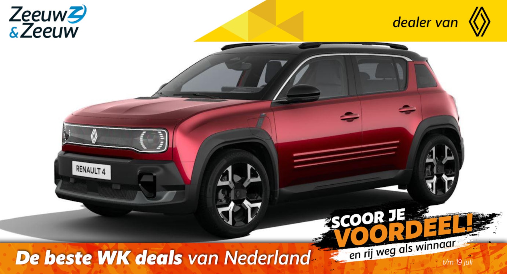 Renault 4 - (Zeeuw & Zeeuw Private Lease Actie v.a. € 549,-) Techno comfort range | Wij maken graag ee - AutoWereld.nl