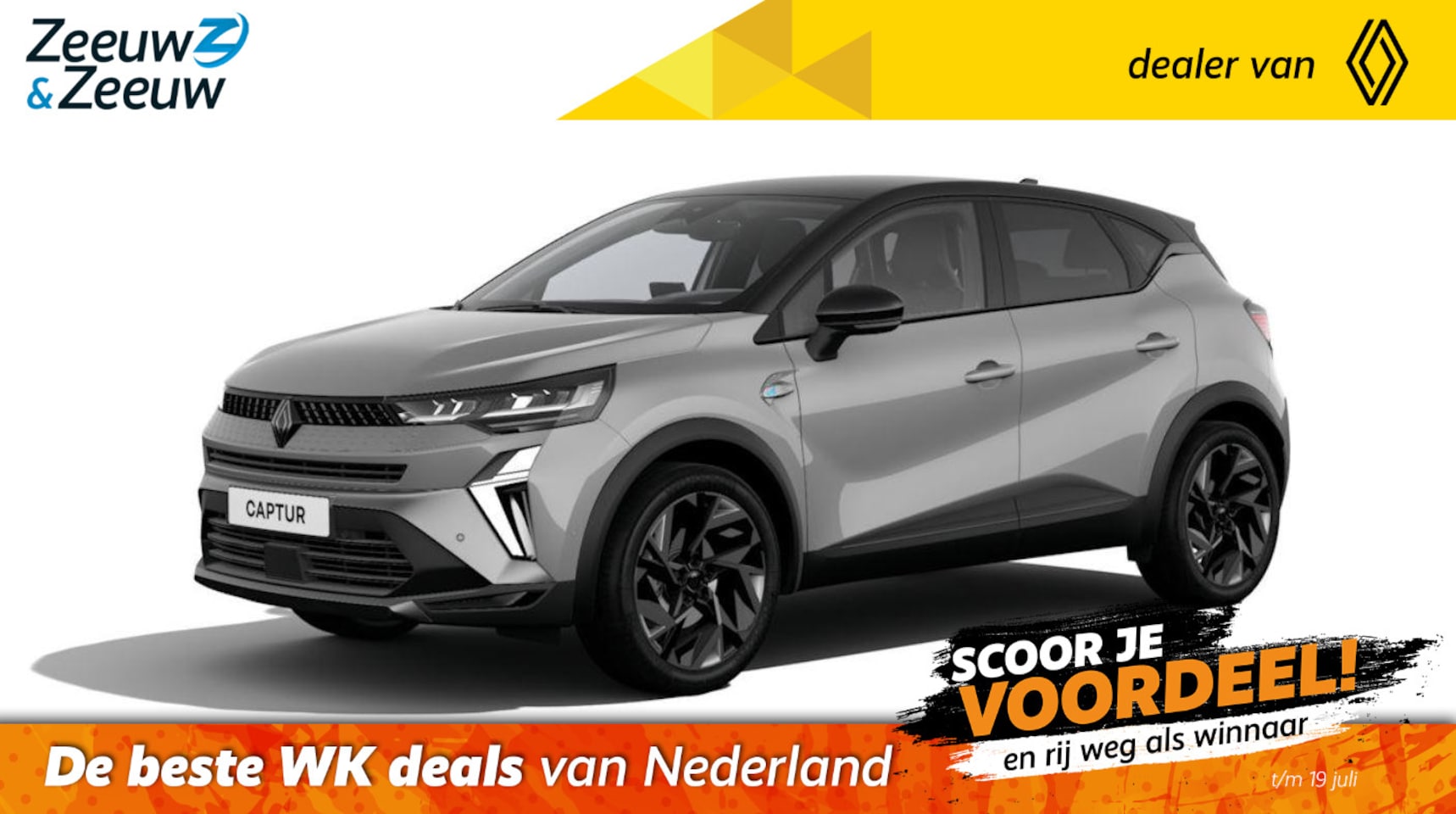 Renault Captur - (Zeeuw & Zeeuw Private Lease Actie v.a. € 519,-) E-Tech full hybrid 160 esprit Alpine | Wi - AutoWereld.nl