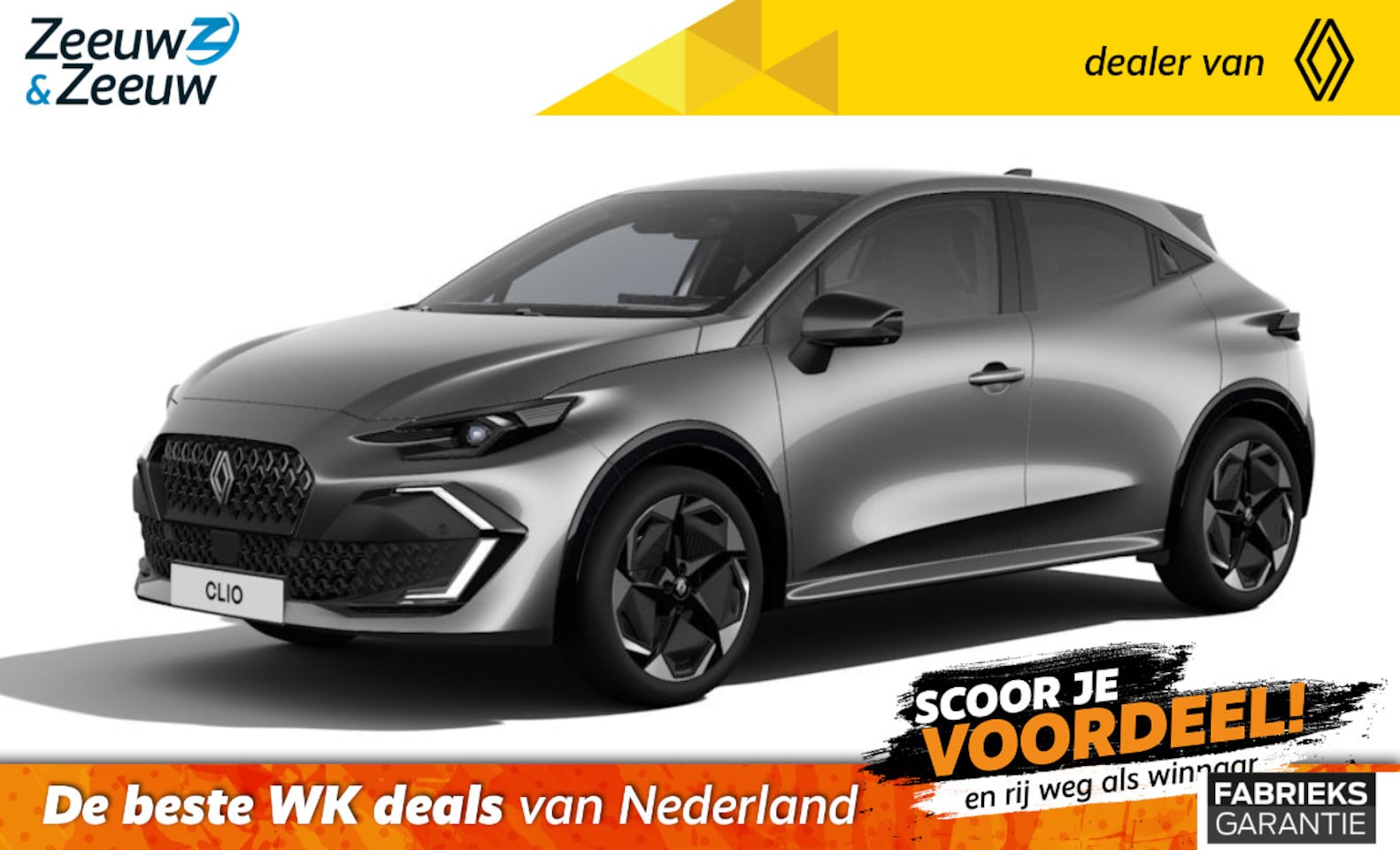 Renault Clio - Hybrid 160 techno | NU met €1.800,- Zeeuw & Zeeuw voorraadkorting  | 5 jaar Gratis Garanti - AutoWereld.nl