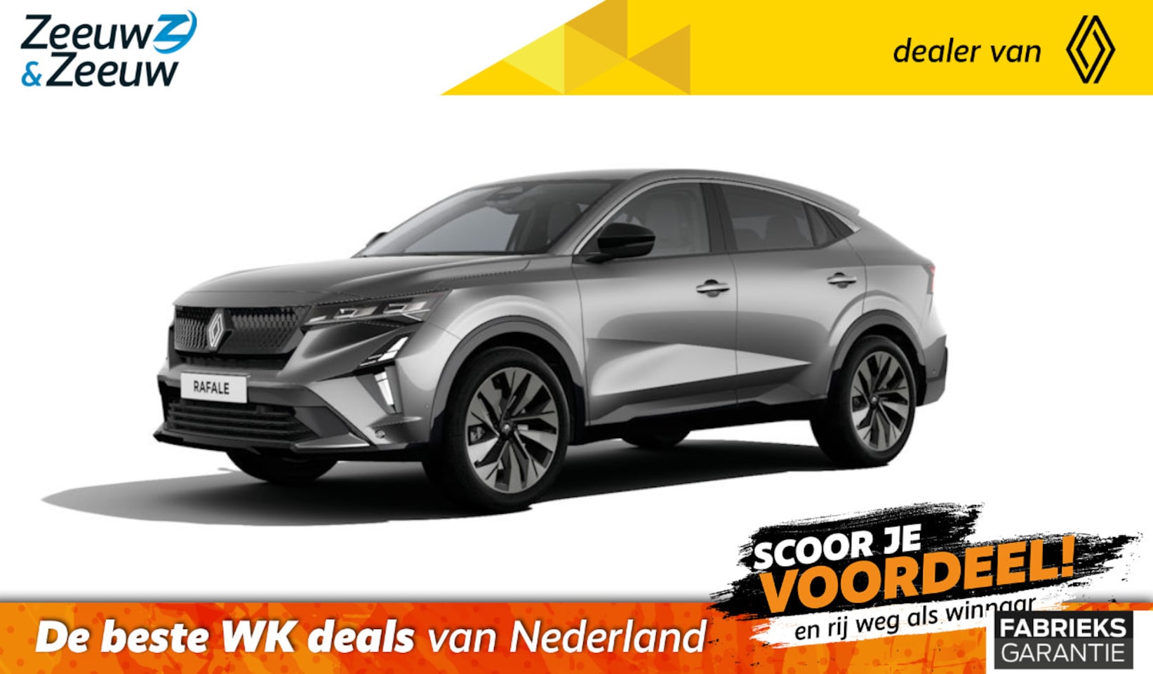 Renault Rafale - Techno E-Tech full hybrid 200 | NU met €7300,- Zeeuw & Zeeuw voorraadkorting en met GRATIS - AutoWereld.nl