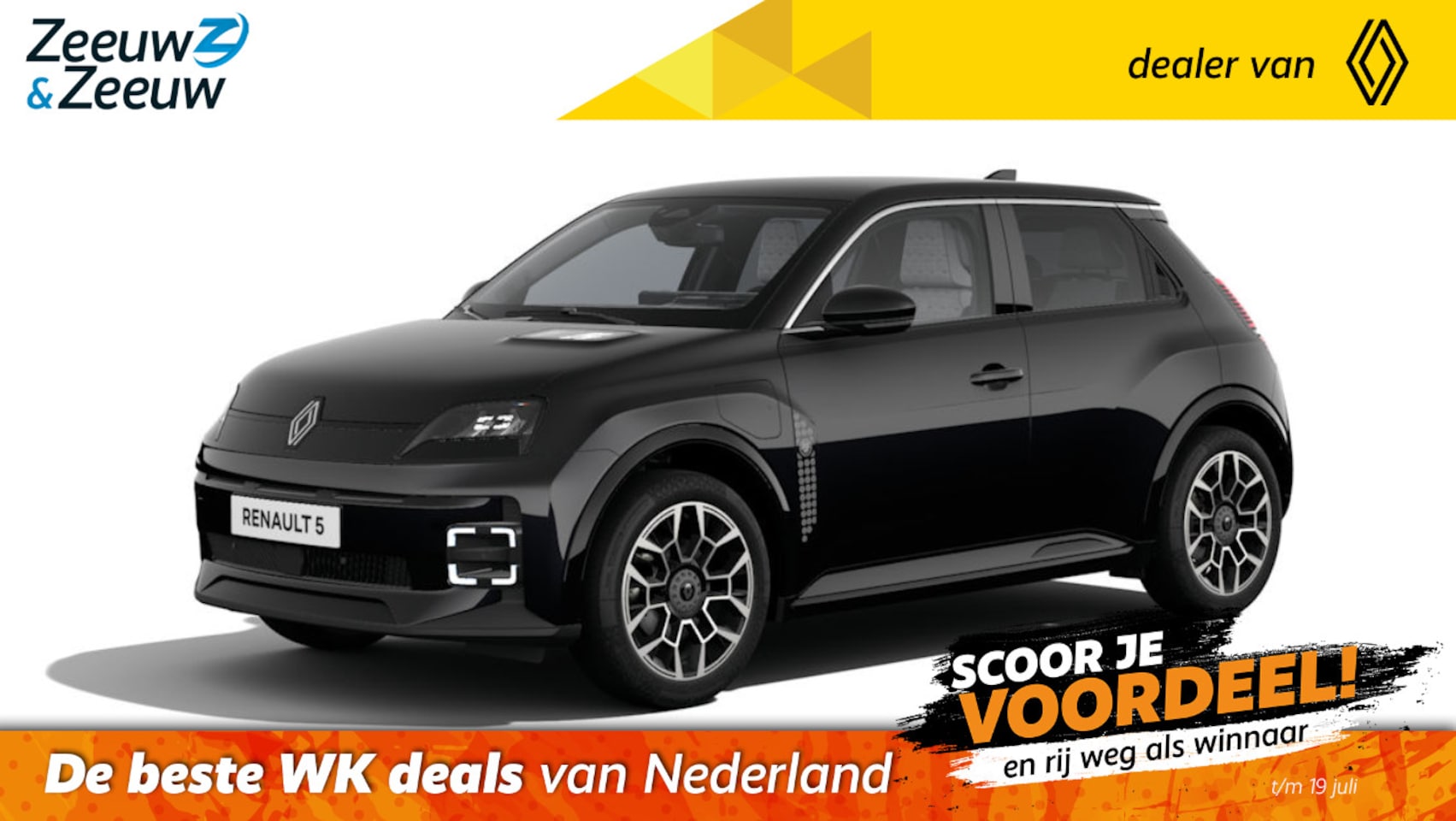 Renault 5 - comfort range Roland-Garros | NU met €1.300,- Zeeuw & Zeeuw voorraadkorting en met GRATIS - AutoWereld.nl