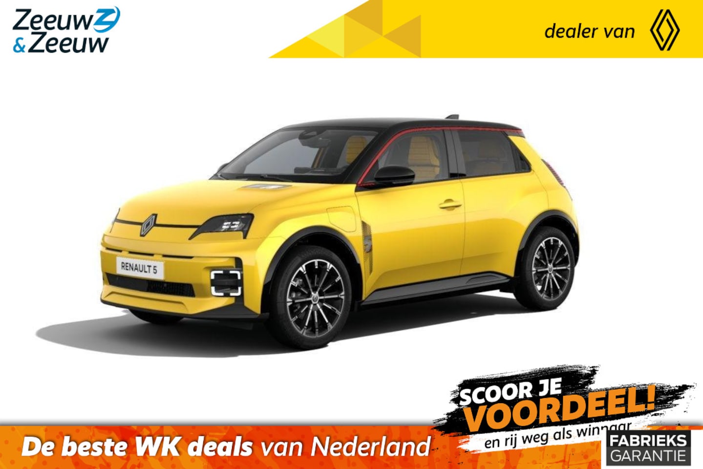 Renault 5 - (Z&Z Renault Private Lease actie vanaf € 486,-) urban range iconic cinq 40 kWh | Auto van - AutoWereld.nl