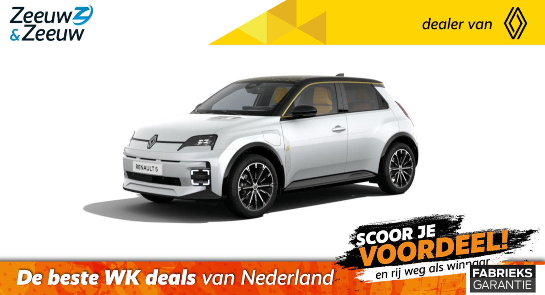 Renault 5 - Iconic cinq Comfort Range 150 pk | NU met €1.300,- Zeeuw & Zeeuw voorraadkorting en met GR - AutoWereld.nl