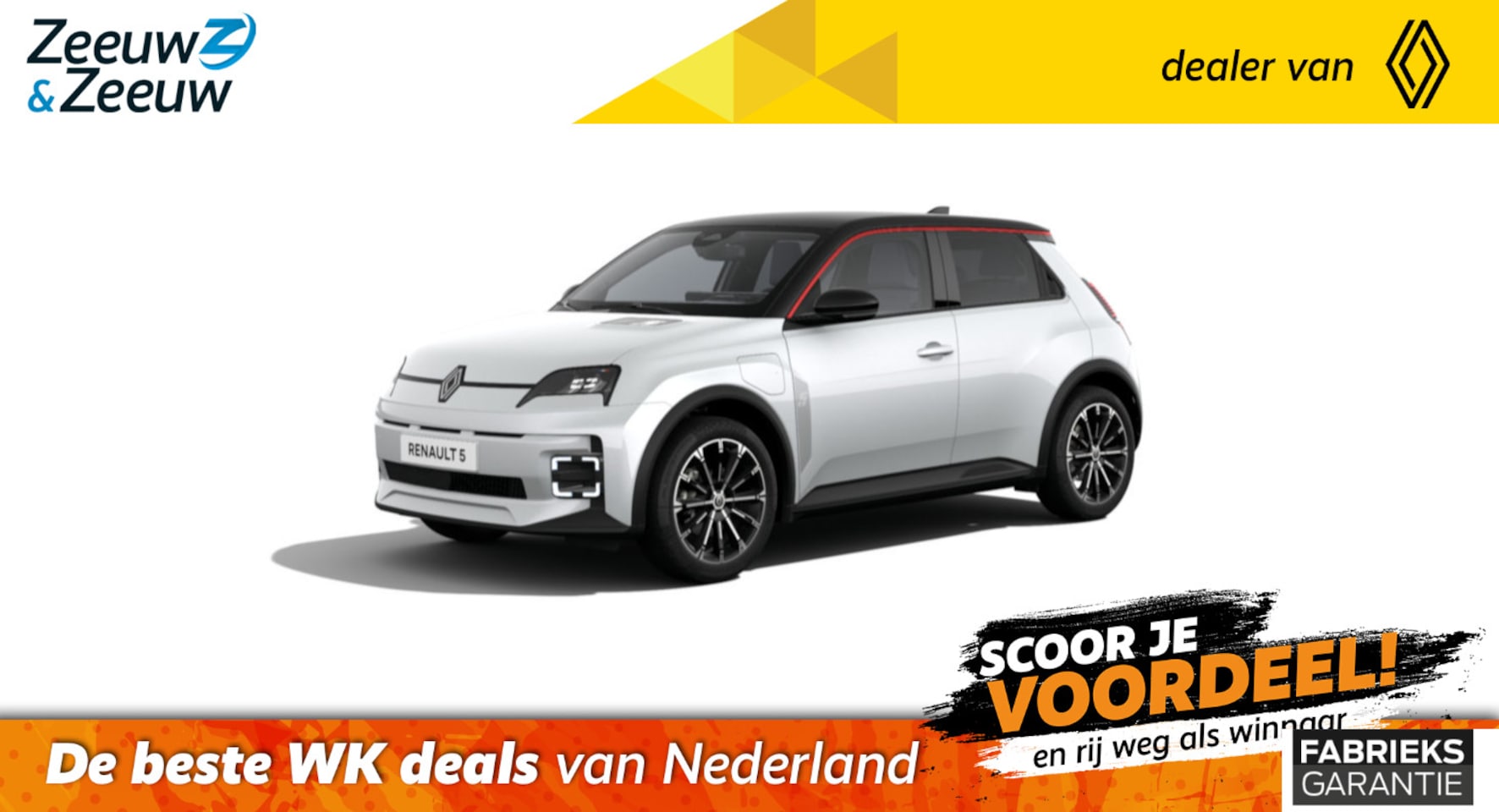 Renault 5 - Comfort Range Techno 150 pk | NU met €1.300,- Zeeuw & Zeeuw voorraadkorting en met GRATIS - AutoWereld.nl
