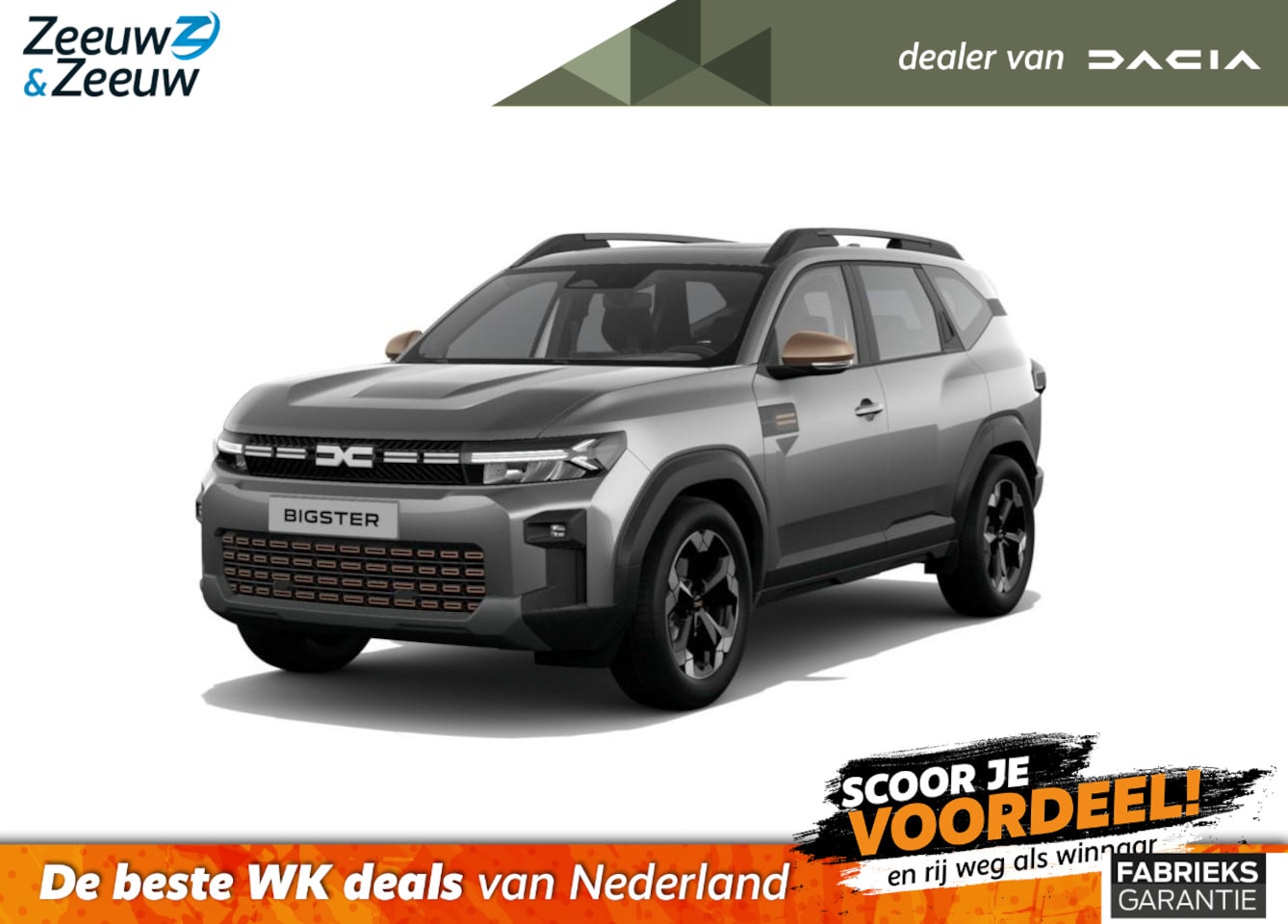 Dacia Bigster - (Zeeuw & Zeeuw Private Lease Actie v.a. € 590,-) Mild Hybrid 140 Extreme Uit voorraad leve - AutoWereld.nl