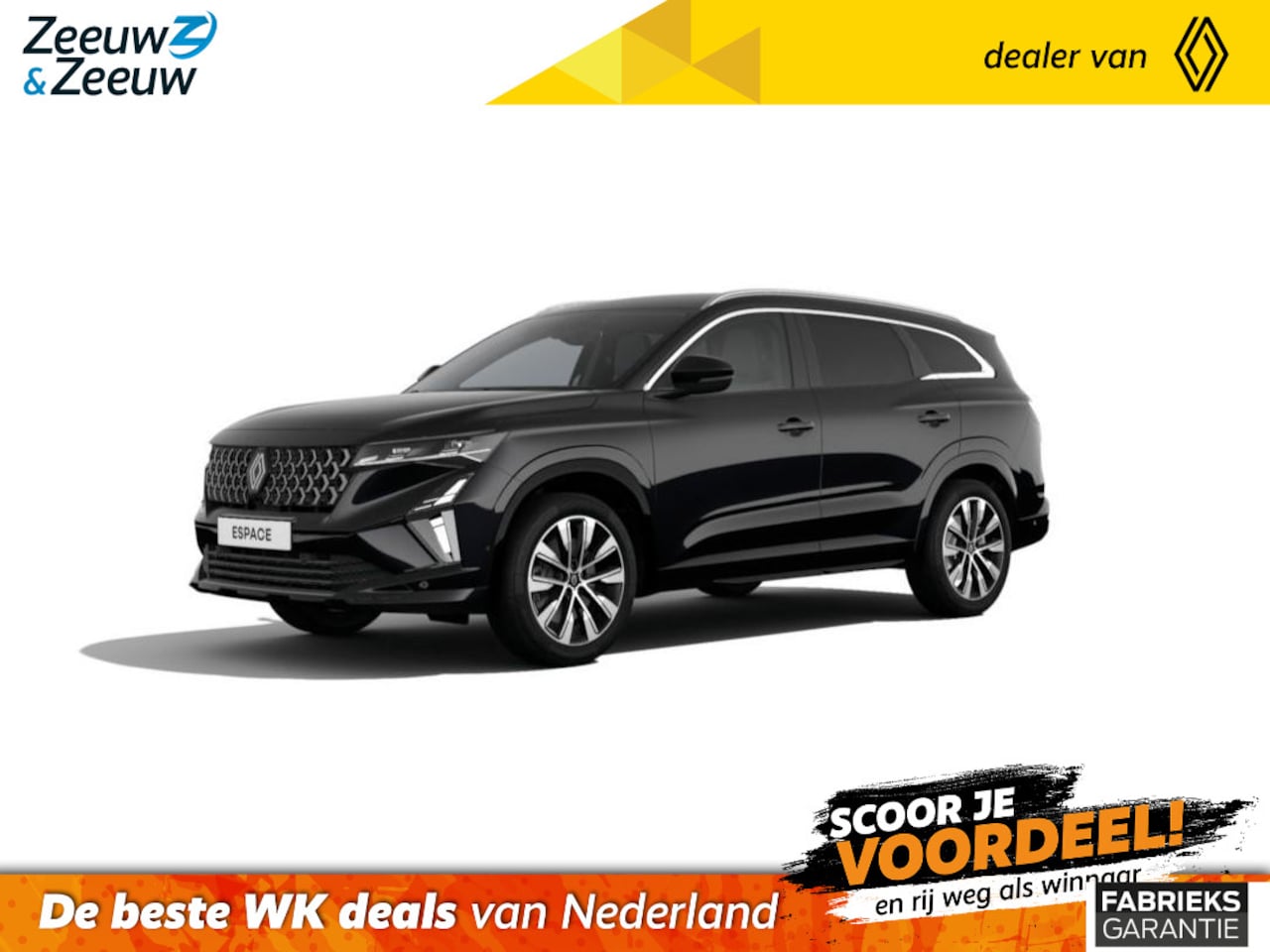 Renault Espace - E-Tech full hybrid 200 techno 5p. Nieuw Model | Nu met €3000,- Zeeuw & Zeeuw voorraadkorti - AutoWereld.nl