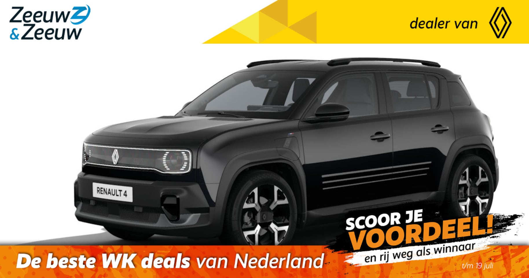 Renault 4 - Techno comfort range | Profiteer nu van €4.500,- Zeeuw & Zeeuw voorraadkorting | NU met GR - AutoWereld.nl