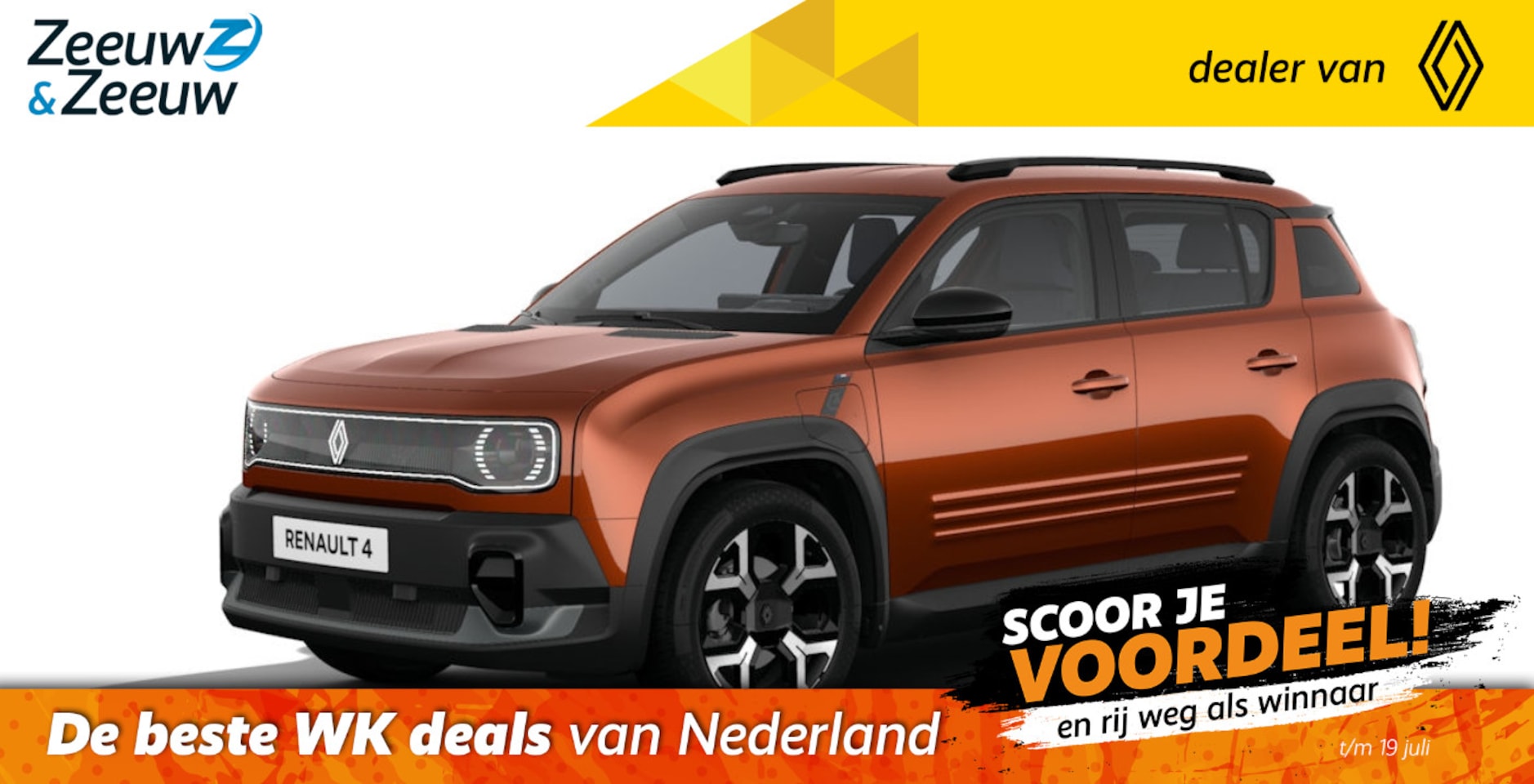 Renault 4 - Techno comfort range | Profiteer nu van €4.600,- Zeeuw & Zeeuw voorraadkorting | NU met GR - AutoWereld.nl