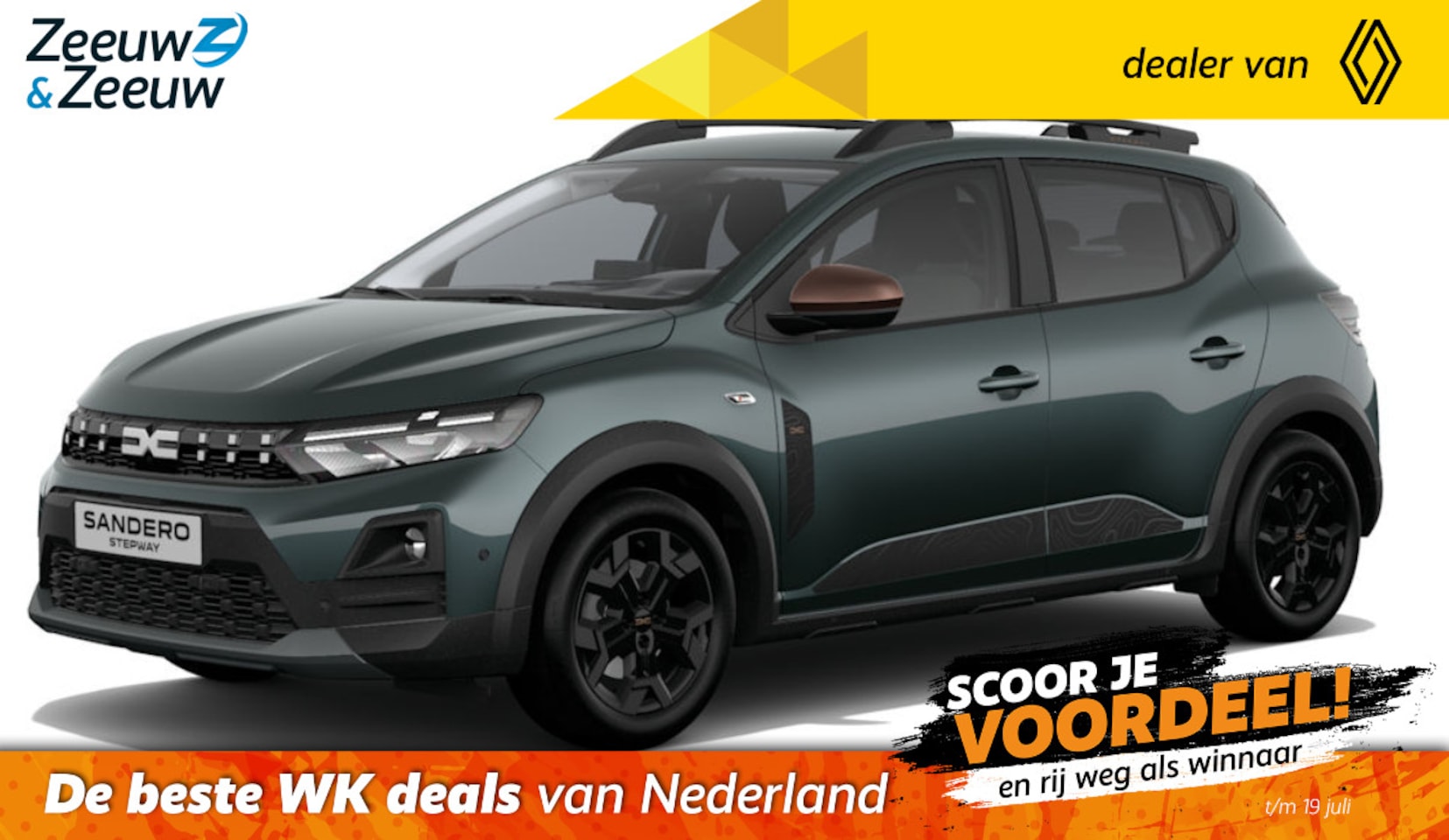 Dacia Sandero Stepway - (ANWB Private Lease Actie v.a. € 424,-) Eco-G 120 automaat Extreme | AUTOMAAT | Wij maken - AutoWereld.nl