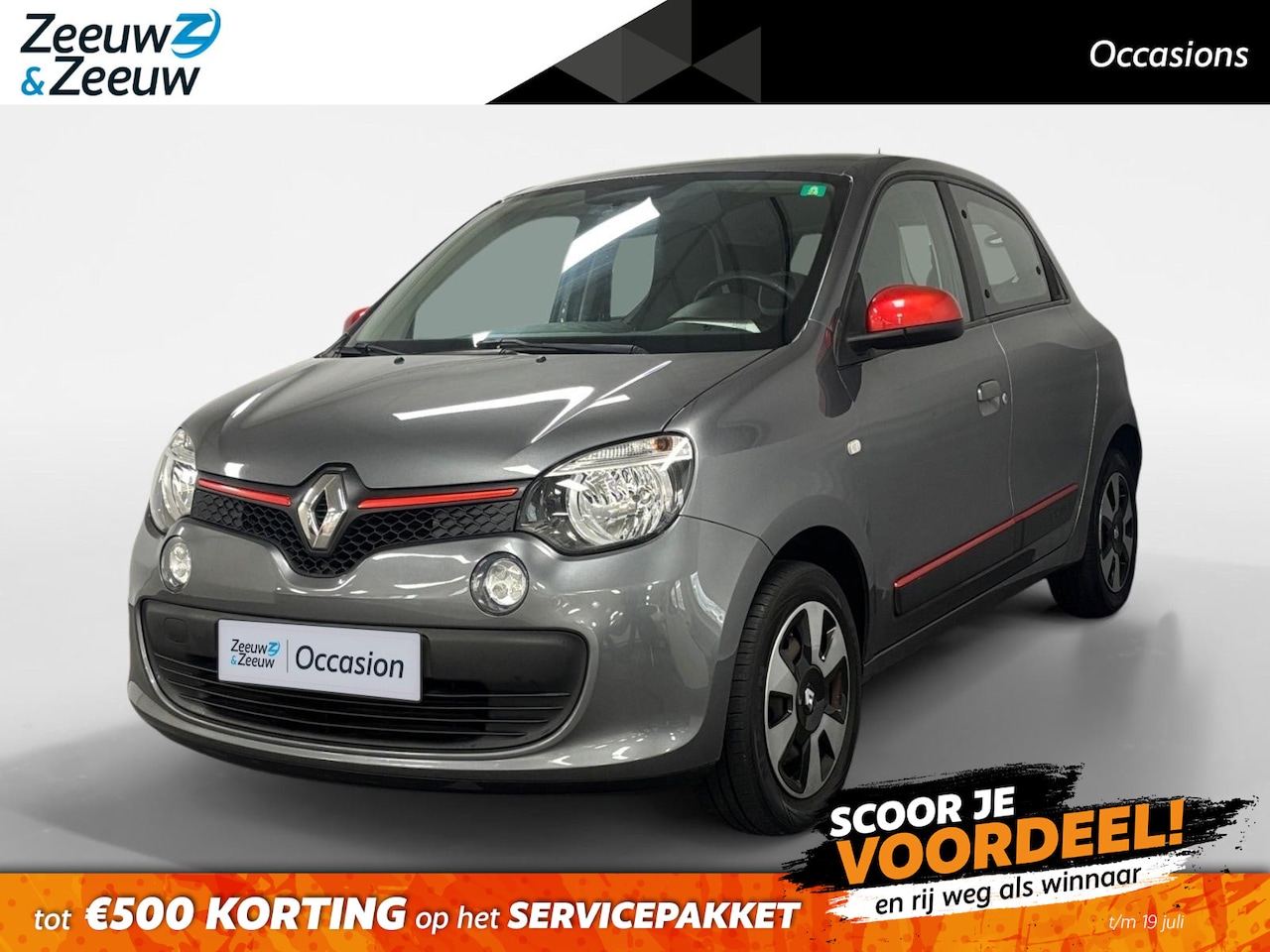 Renault Twingo - 1.0 SCe Collection AIRCO 5 DEURS HOGE INSTAP CV OP SLEUTEL DEALER ONDERHOUDEN ZEER MOOIE A - AutoWereld.nl