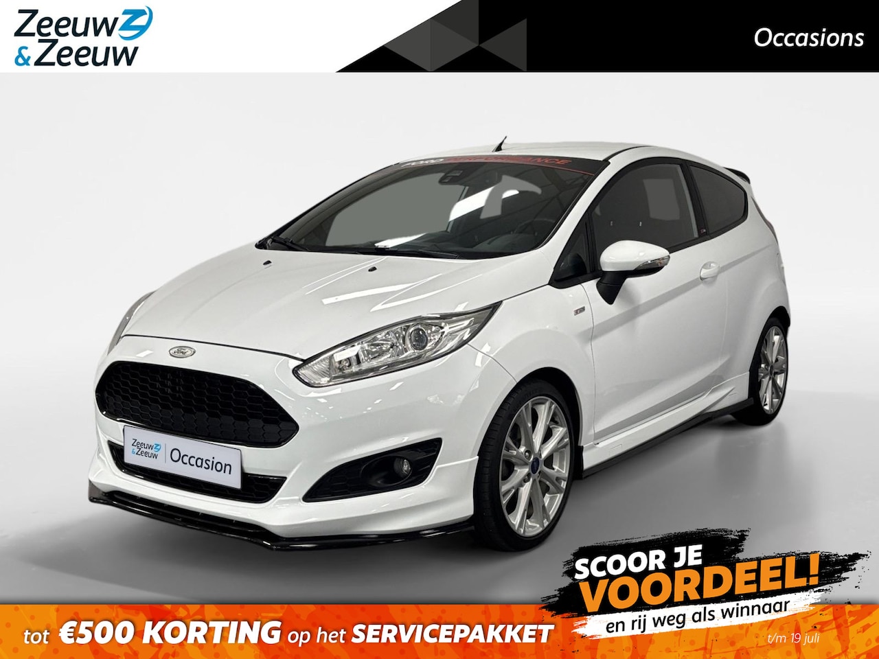 Ford Fiesta - 1.0 EcoBoost ST Line NAVI AIRCO CRUISE CONTROLE LM VELGEN SPORTPAKKET ZEER DIKKE FIESTA VO - AutoWereld.nl