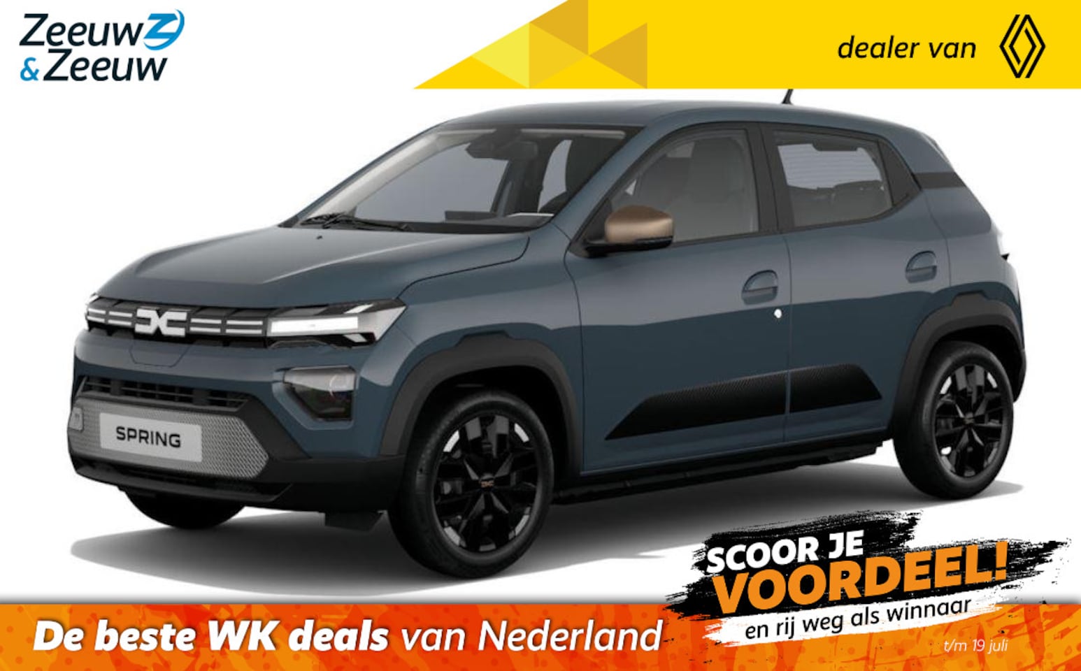 Dacia Spring - Extreme 100 vanaf nu te bestellen | inclusief gratis 7 jaar garantie tot 140.000km | finan - AutoWereld.nl