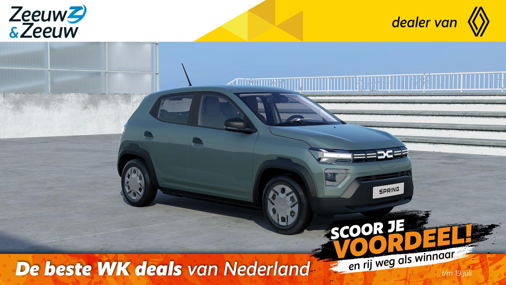 Dacia Spring - Essential 70 24.3 kWh | GOEDKOOPSTE ELEKTRISCHE AUTO VAN NL | NU TE BESTELLEN BIJ ZEEUW EN - AutoWereld.nl