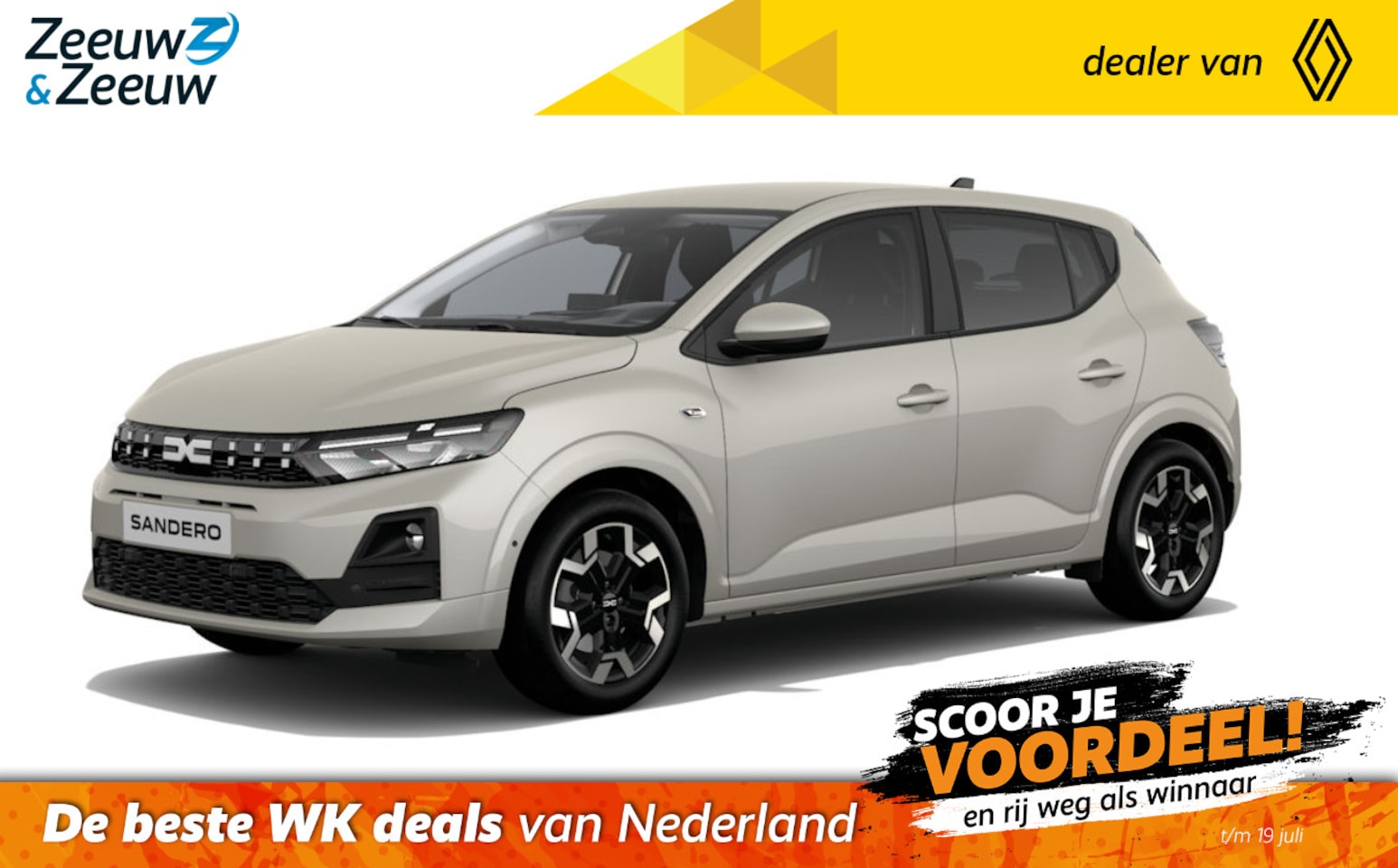 Dacia Sandero - (ANWB Private Lease Actie v.a. € 384,-) Eco-G 120 journey | Wij maken graag een Private Le - AutoWereld.nl