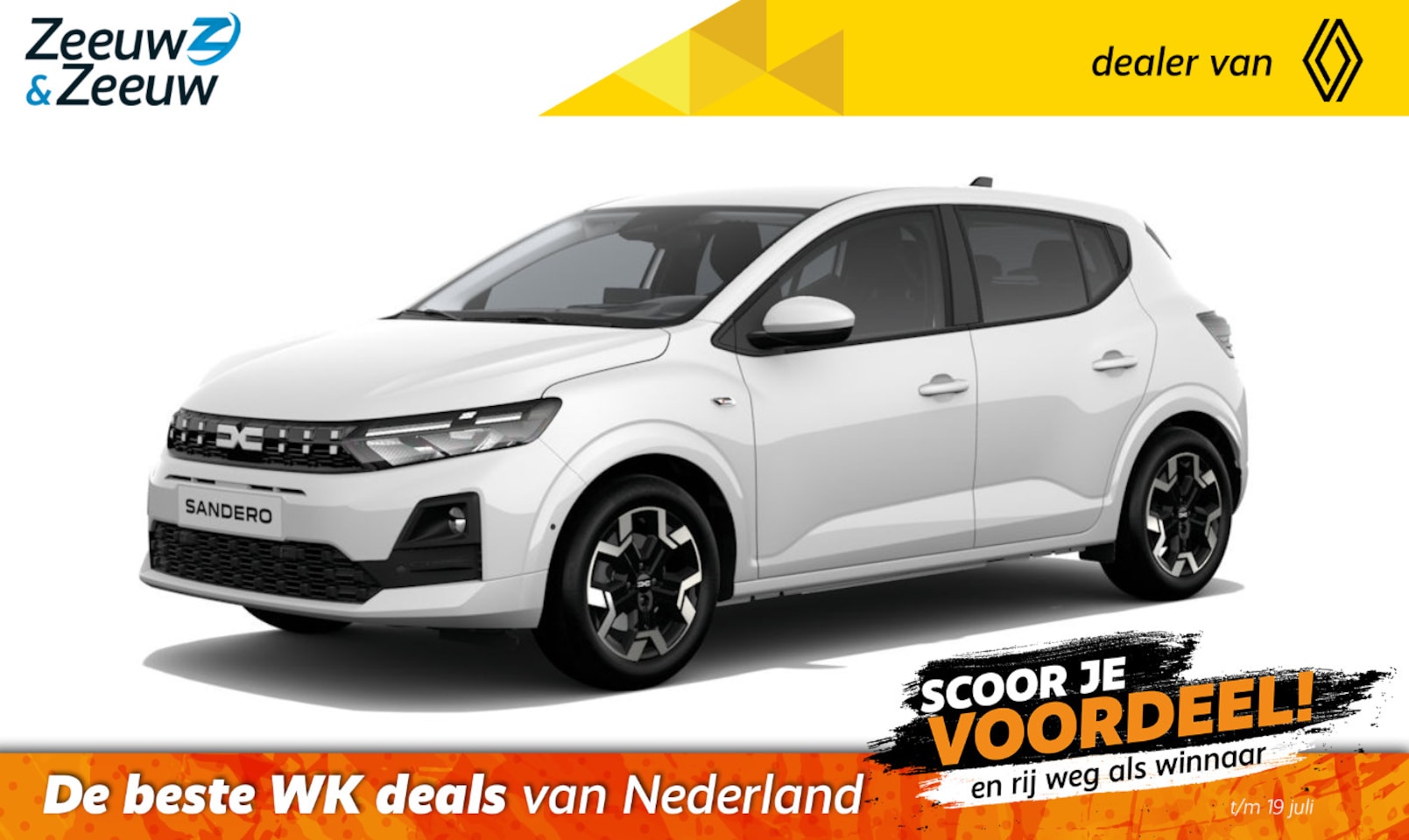 Dacia Sandero - (ANWB Private Lease Actie v.a. € 399,-) Eco-G 120 journey | Wij maken graag een Private Le - AutoWereld.nl