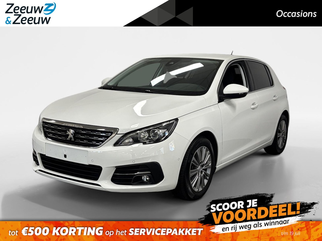 Peugeot 308 - 1.2 PureTech Allure APPLE CARPLAY ANDROID AUTO CAMERA PARKEERSENSOREN 5 DEURS LM VELGEN PA - AutoWereld.nl