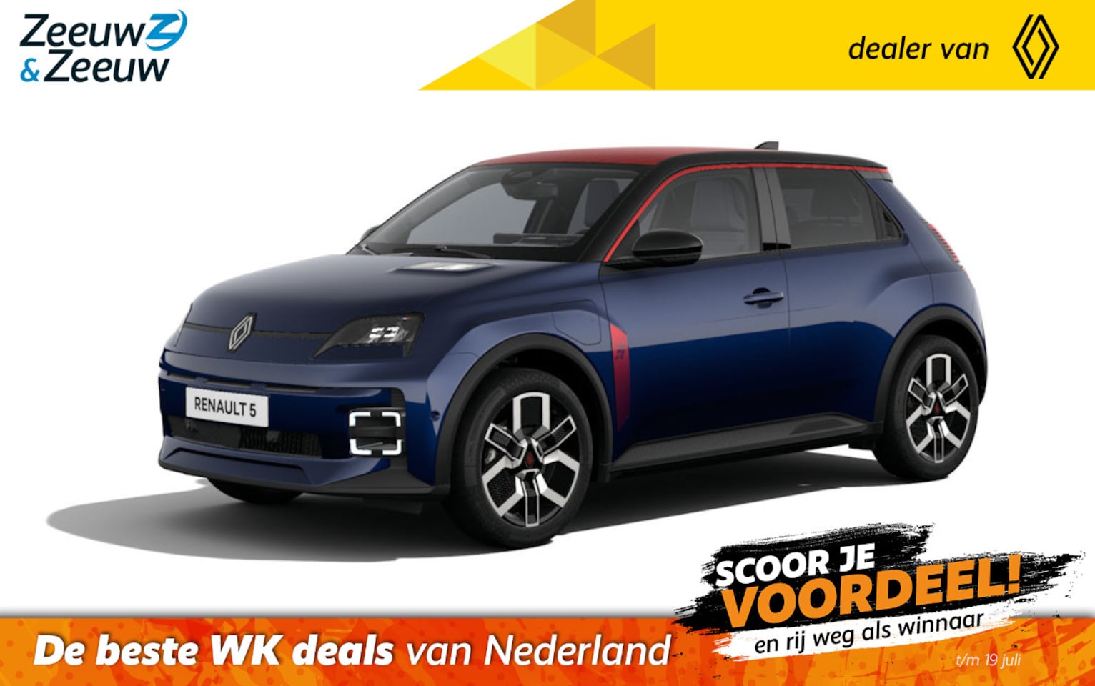 Renault 5 - comfort range techno 52 kWh | Nu met € 4.200,- Zeeuw & Zeeuw voorraadkorting OP=OP | + 5 j - AutoWereld.nl