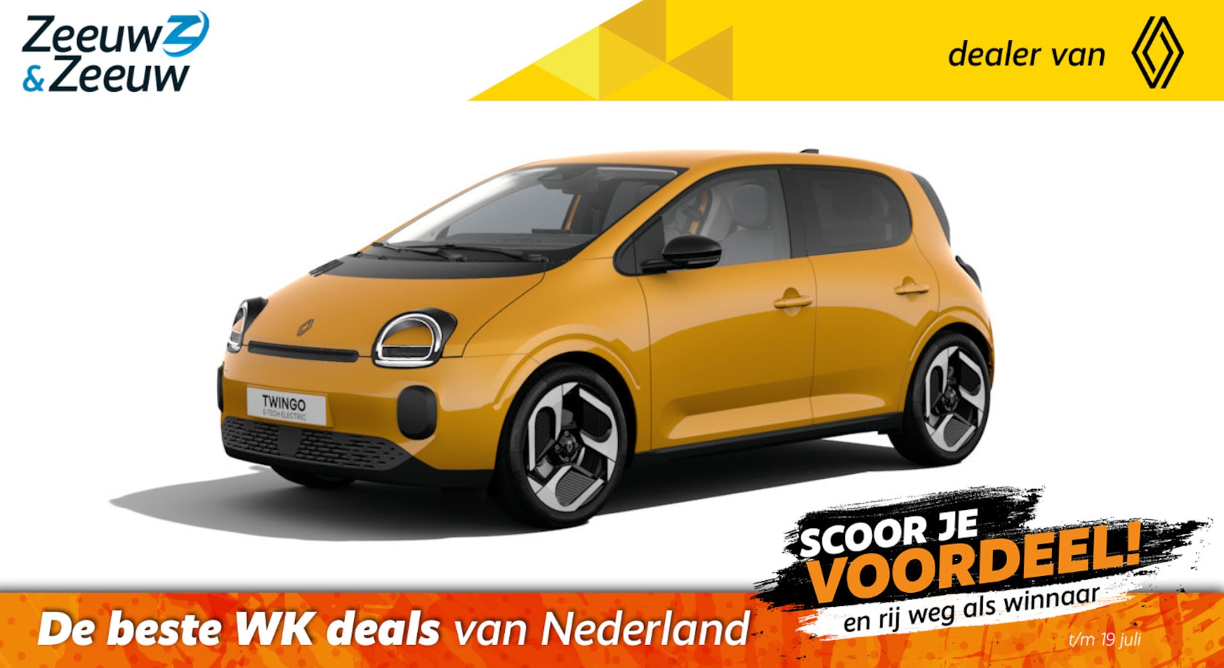 Renault Twingo - (Zeeuw & Zeeuw Private Lease Actie v.a. € 376,-) urban range techno l Wij maken graag een - AutoWereld.nl