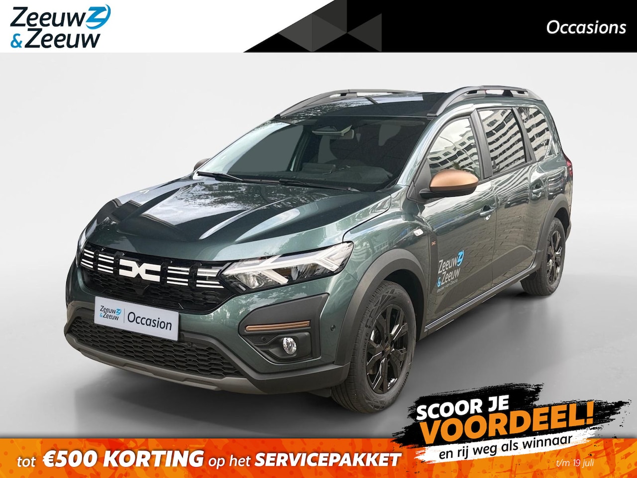 Dacia Jogger - 1.6 Hybrid 140 Extreme 5p. AUTOMAAT AIRCO CAMERA CRUISE CONTROLE APPLE CARPLAY ANDROID AUT - AutoWereld.nl