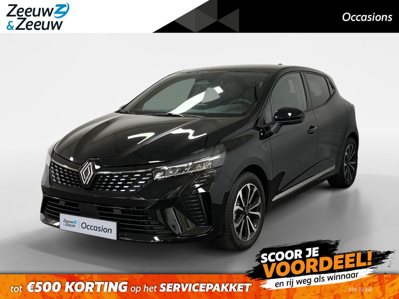Renault Clio - 1.6 E-Tech Full Hybrid 145 techno AUTOMAAT NAVI AIRCO CRUISE CONTROLE APPLE CARPLAY ANDROI - AutoWereld.nl