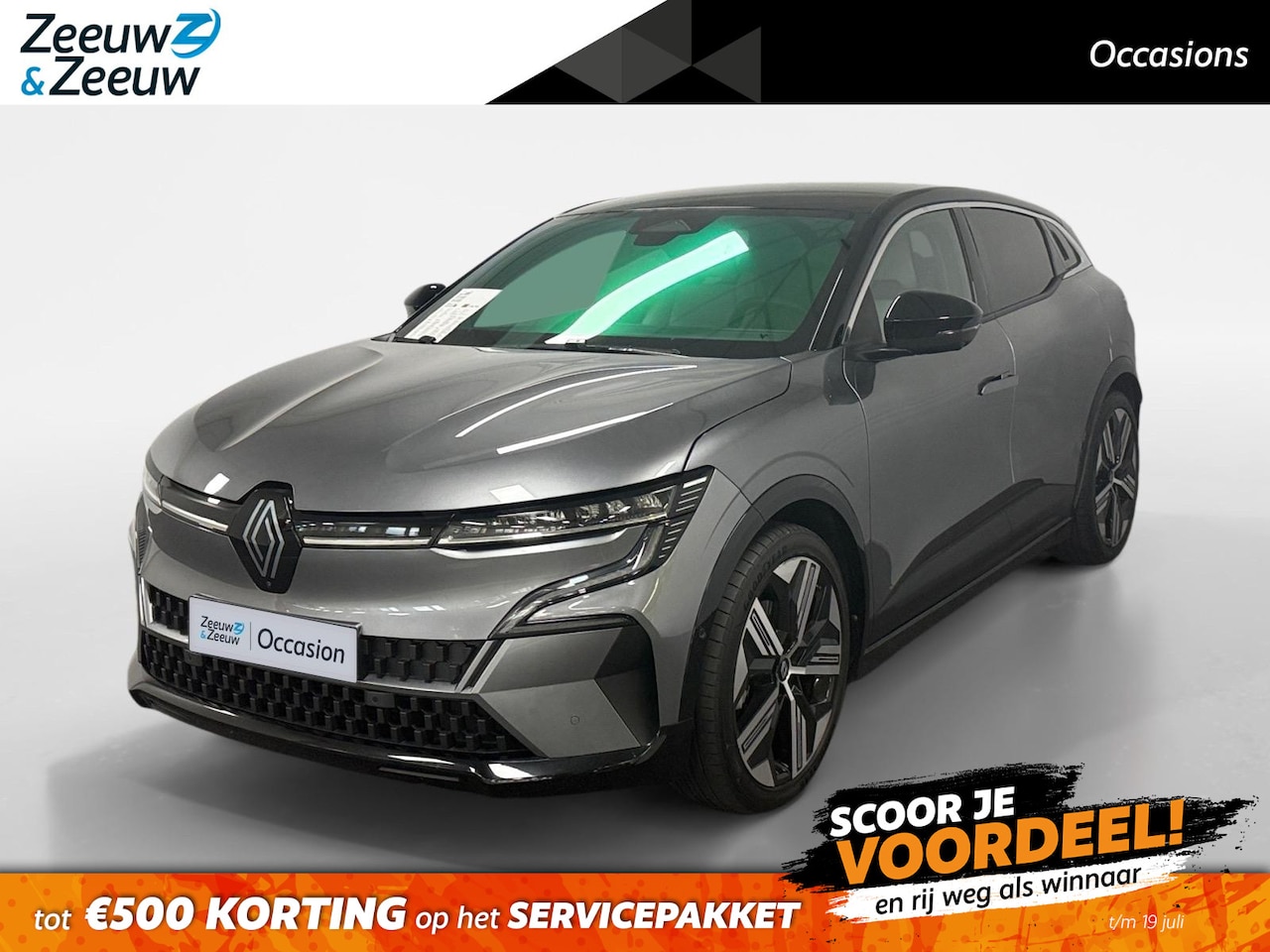 Renault Mégane E-Tech - comfort range iconic 60 kWh AIRCO APPLE CARPLAY/ANDROID AUTO ELEKTRISCH VERSTELBARE VOORST - AutoWereld.nl