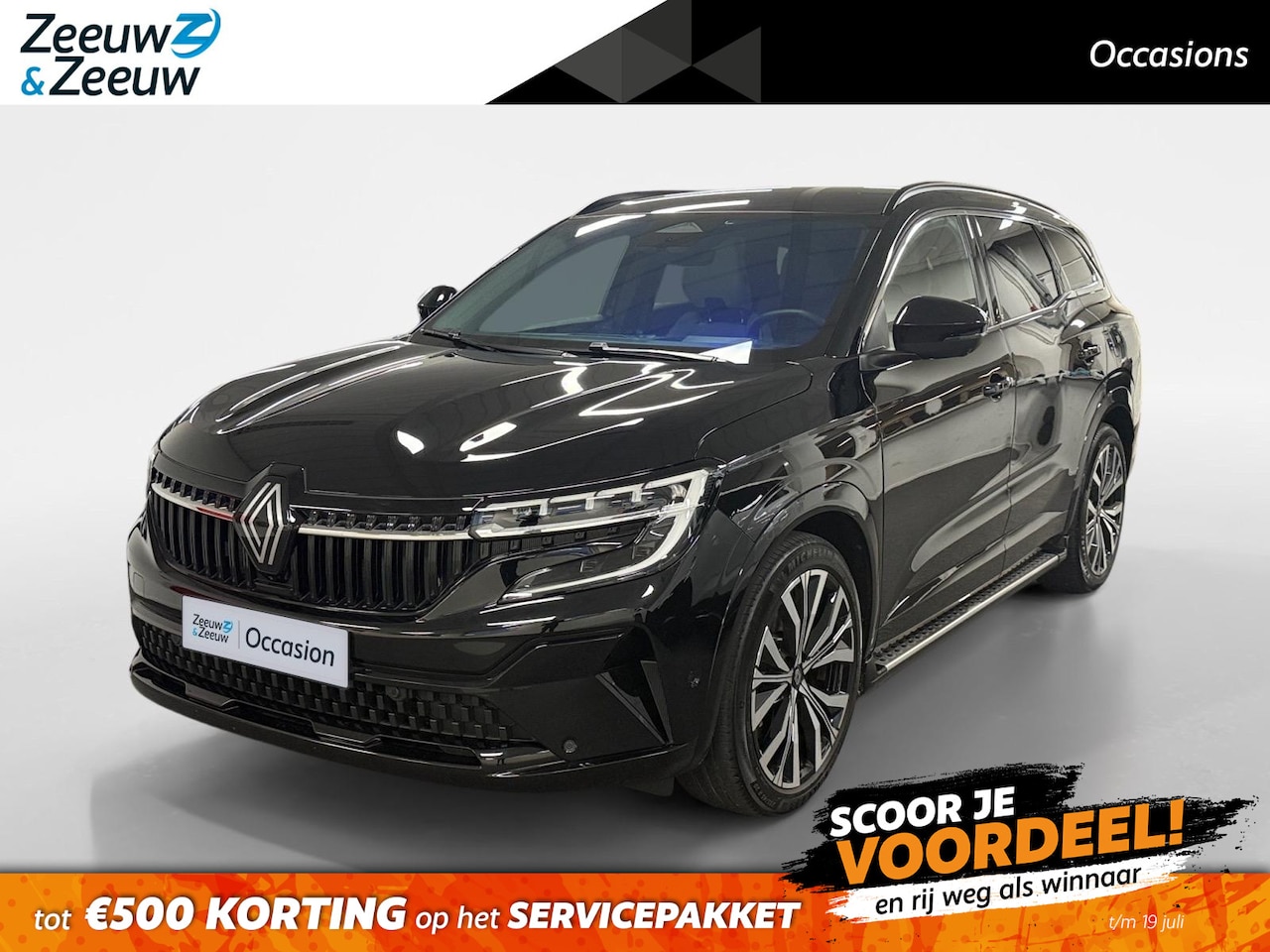Renault Espace - E-Tech full hybrid 200 iconic 7p. AUTOMAAT AIRCO CRUISE CONTROL 360CAMERA NAVIGATIE PANORA - AutoWereld.nl