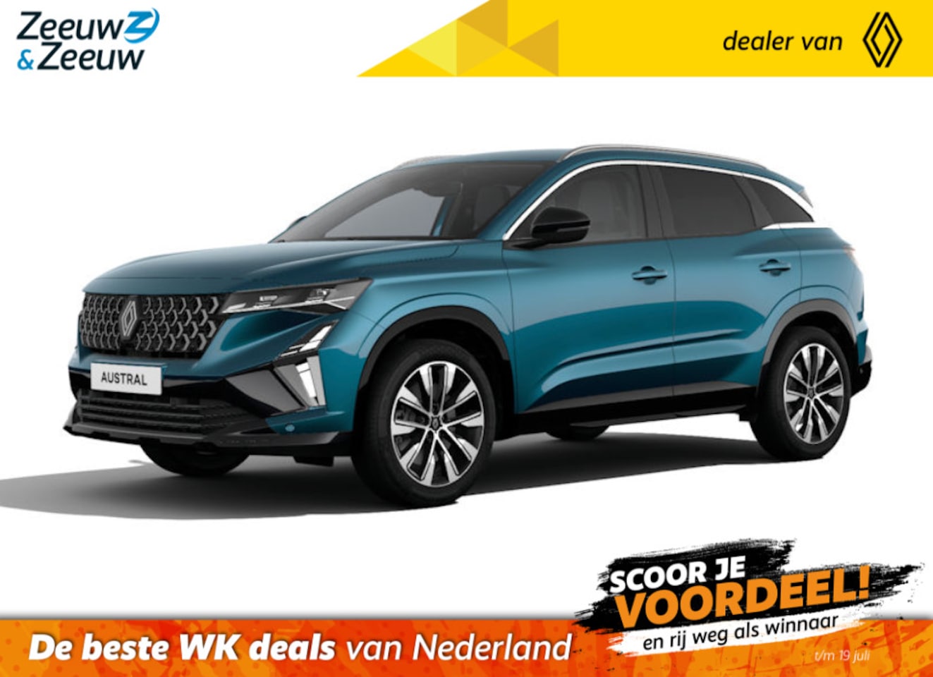 Renault Austral - techno full hybrid E-Tech 200 OP VOORRAAD NU MET €3.000,- KORTING OP=OP  en met GRATIS 5 j - AutoWereld.nl