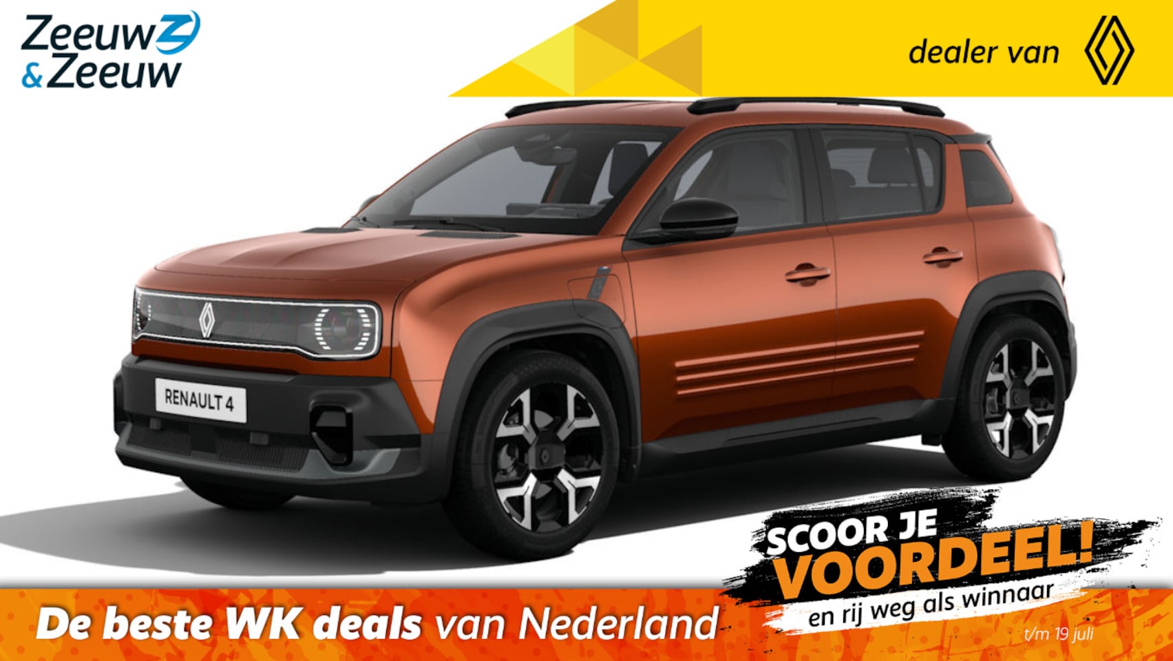 Renault 4 - Techno comfort range | NU met €4800,- voorraadkorting en GRATIS 5 jaar fabrieksgarantie | - AutoWereld.nl