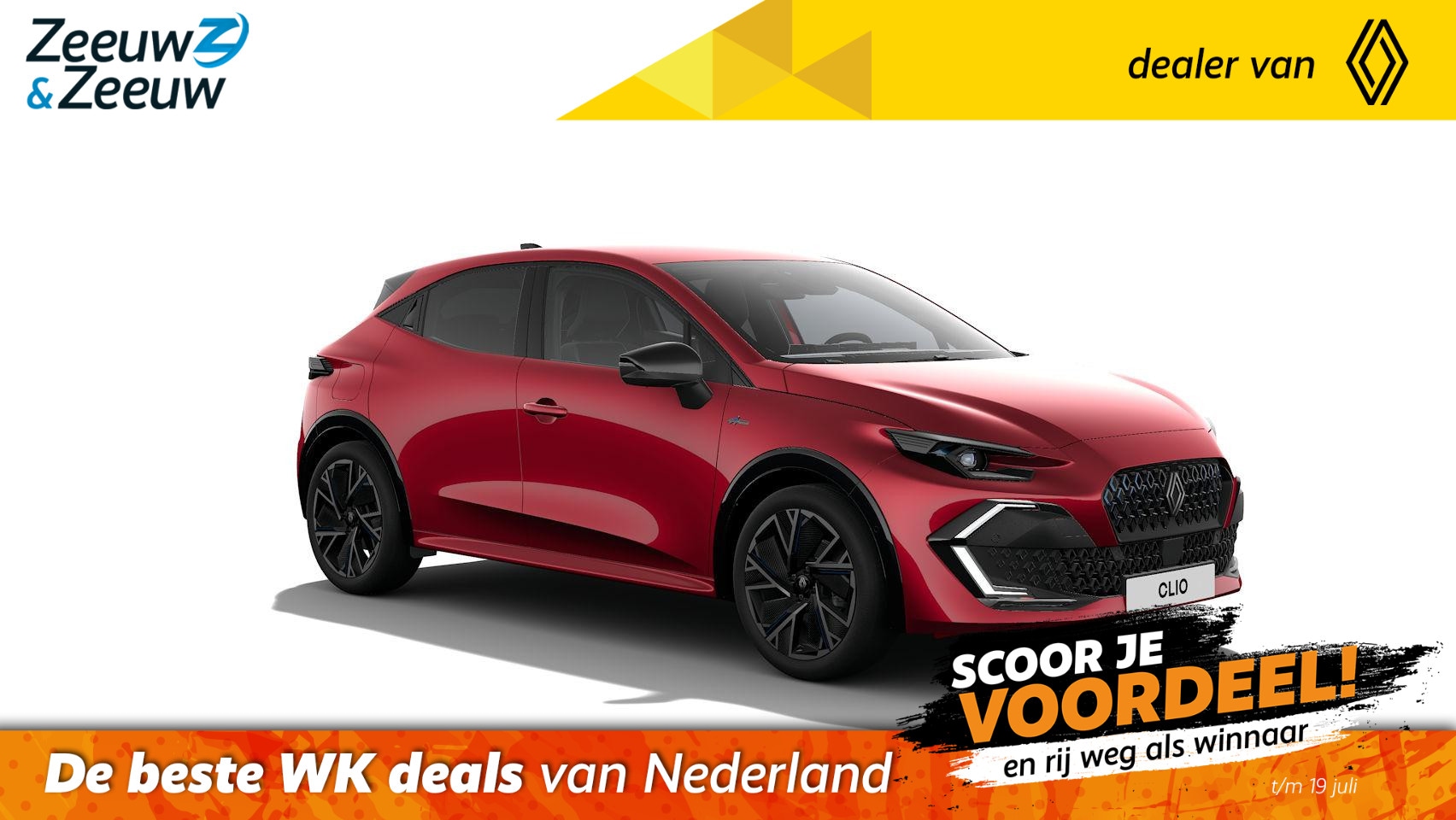Renault Clio - 1.8 Hybrid 160 esprit Alpine | OP VOORRAAD!!! OP = OP NU MET €1.000,- INTRODUCTIEVOORDEEL! - AutoWereld.nl