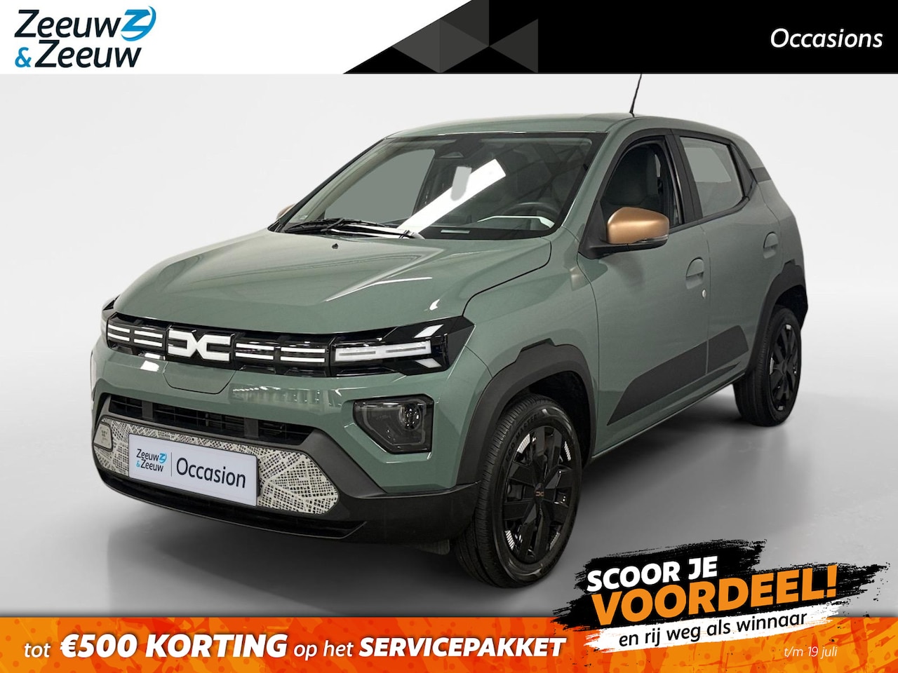 Dacia Spring - Extreme 65 26.8 kWh AUTOMAAT CAMERA APPLE CARPLAY ANDROID AUTO HOGE INSTAP AIRCO CRUISE CO - AutoWereld.nl