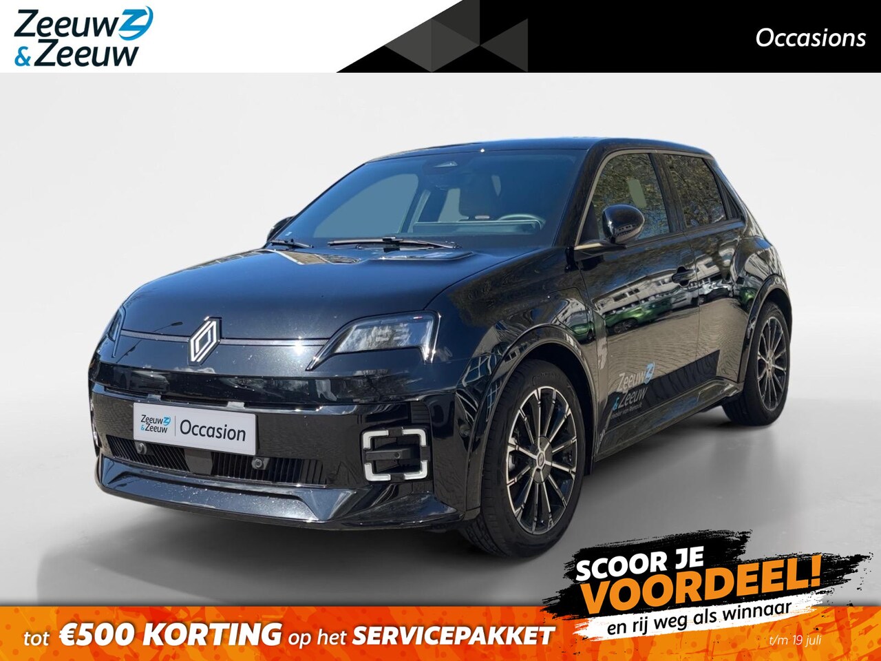 Renault 5 - comfort range iconic cinq 52 kWh AUTOMAAT NAVI AIRCO CAMERA ADAPTIEVE CRUISE CONTROLE STOE - AutoWereld.nl