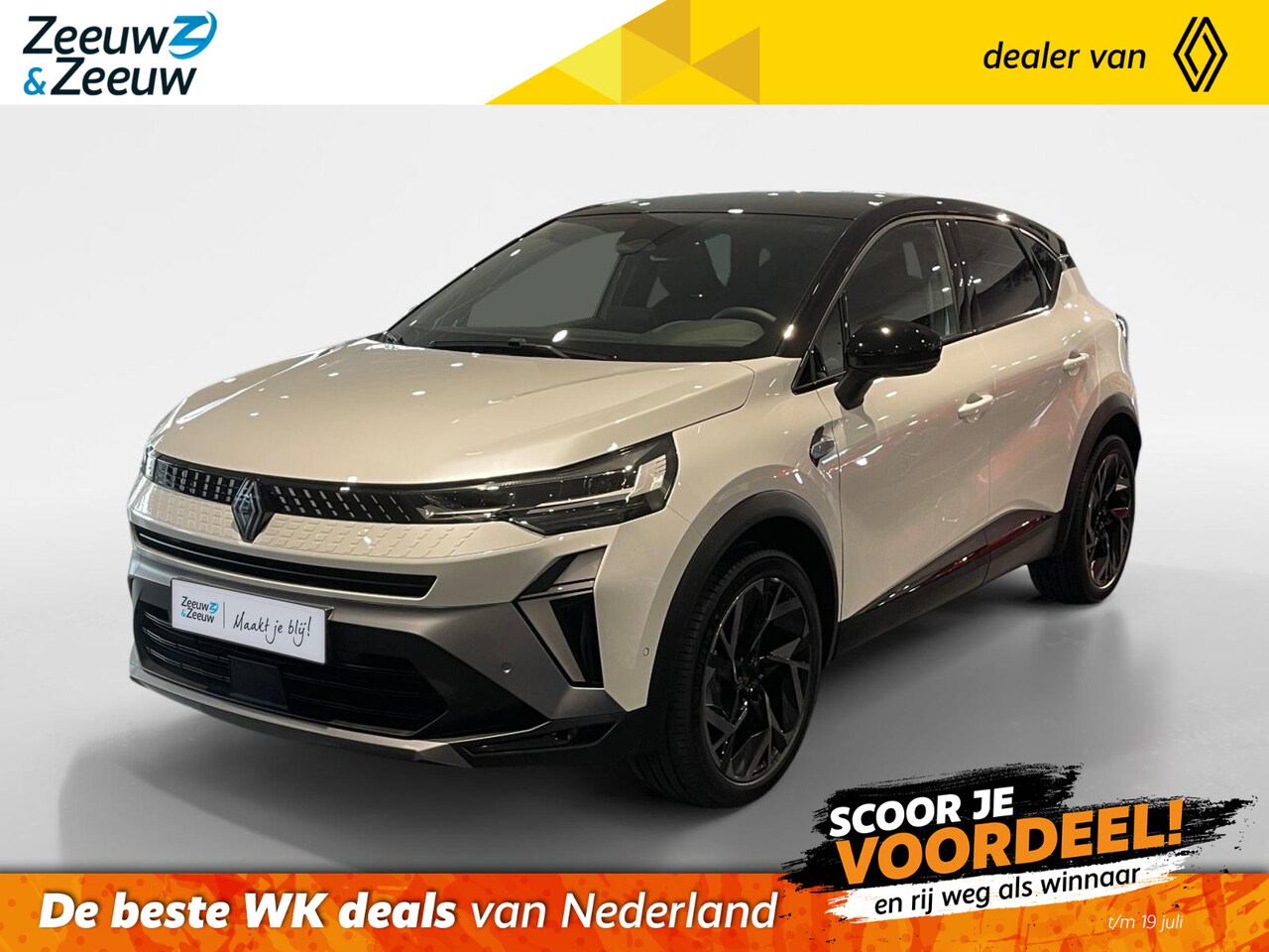 Renault Captur - 1.6 E-Tech full hybrid 160 esprit Alpine | UIT VOORRAAD LEVERBAAR NU MET €1500 KORTING!!! - AutoWereld.nl