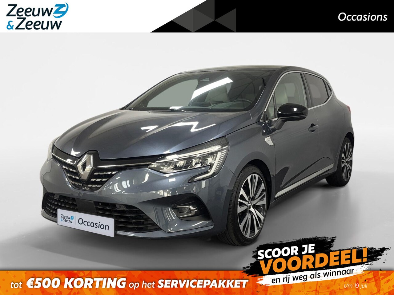 Renault Clio - 1.0 TCe Initiale Paris NAVI AIRCO 360CAMERA BOSE SPEAKERS STOELVERWARMING LEER CRUISE CONT - AutoWereld.nl