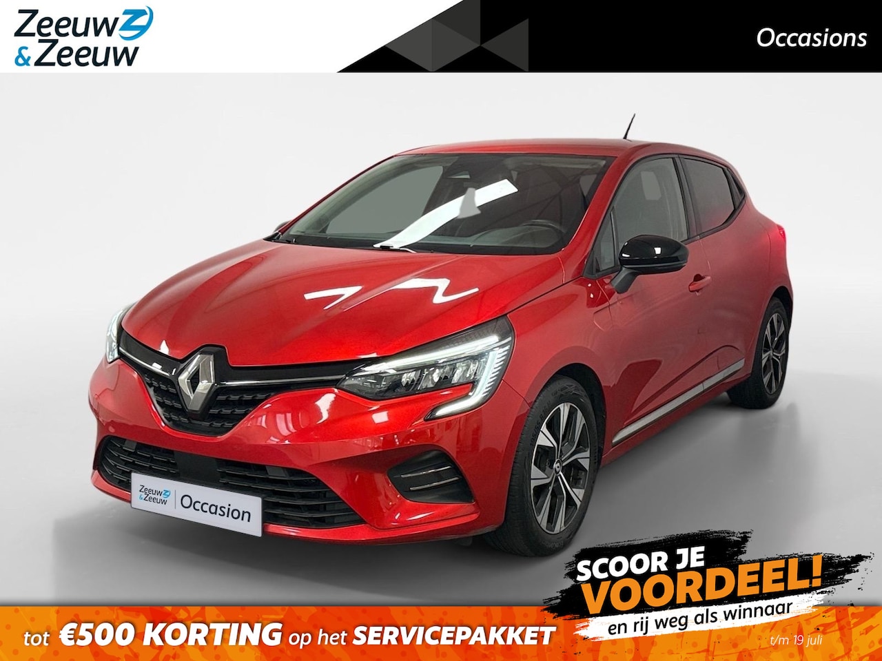 Renault Clio - 1.0 TCe 90 Evolution NAVI AIRCO CRUISE CONTROLE APPLE CARPLAY ANDROID AUTO PARKEERSENSOREN - AutoWereld.nl